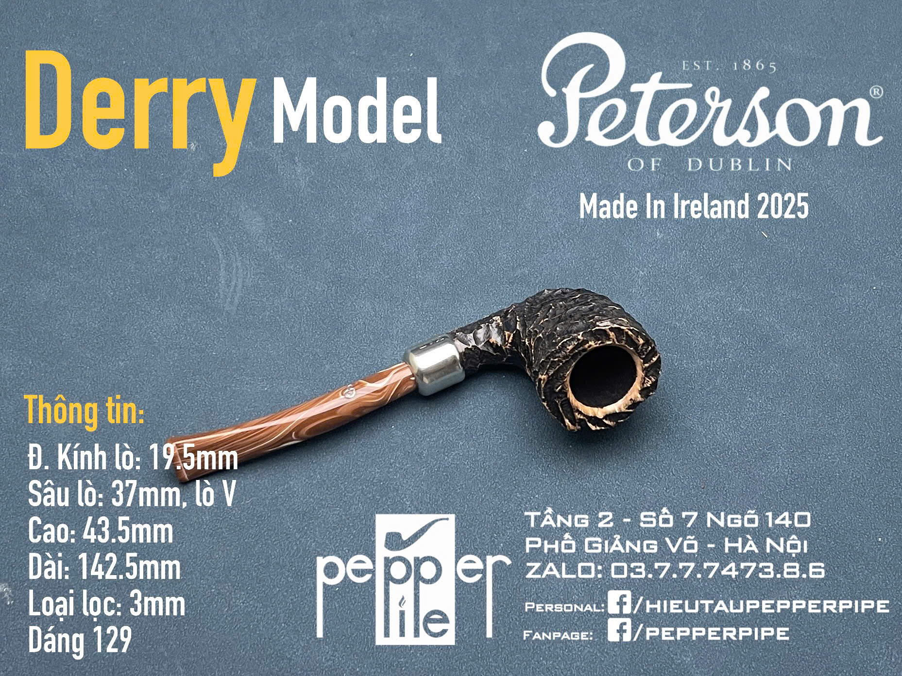 Peterson Derry Shape 129