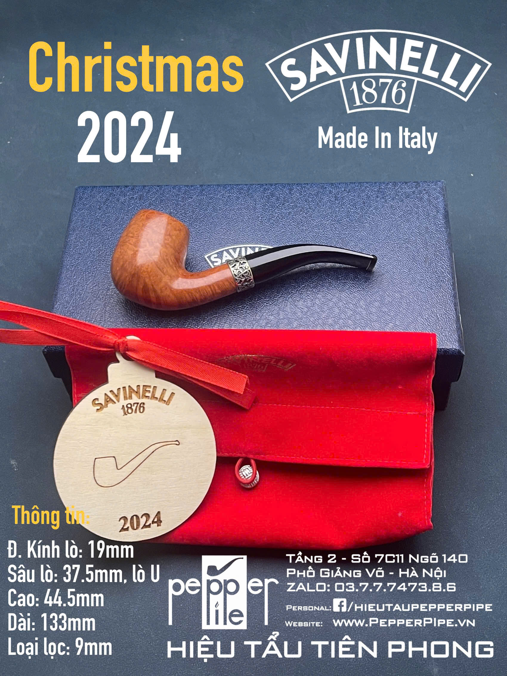 Savinelli Christmas 2024 Limited Edition (66/70)