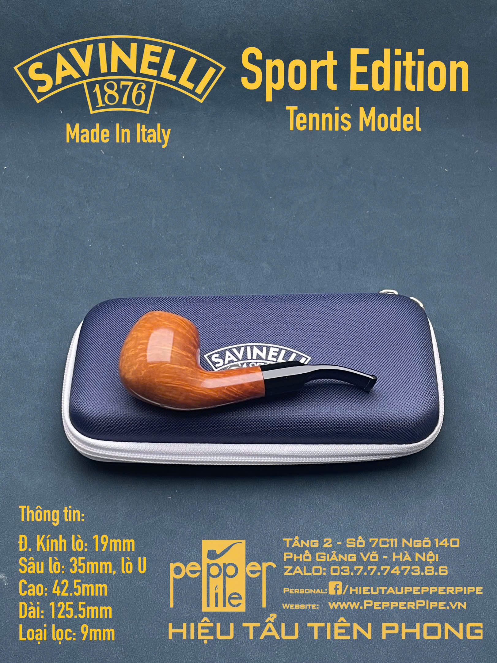 Savinelli Sport Edition Tennis Model