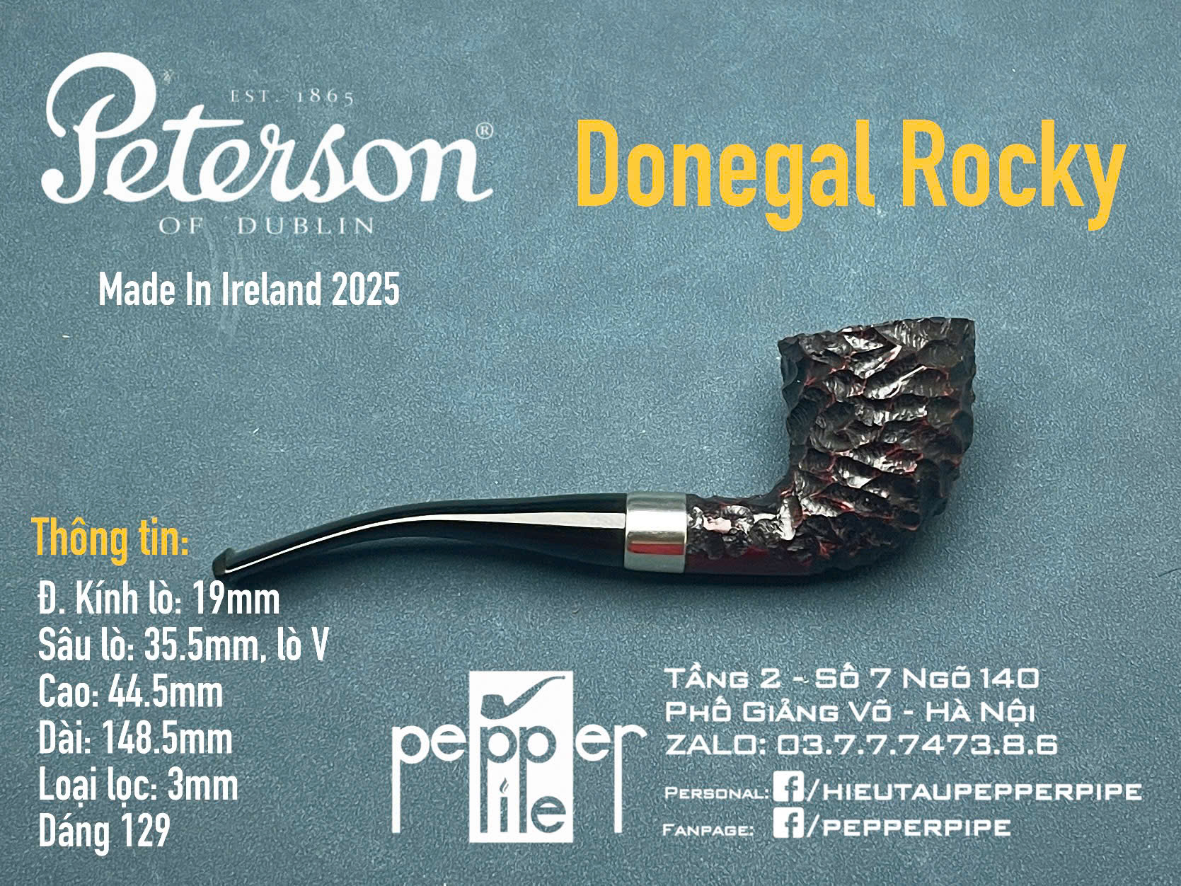Peterson Donegal Rocky Shape 129