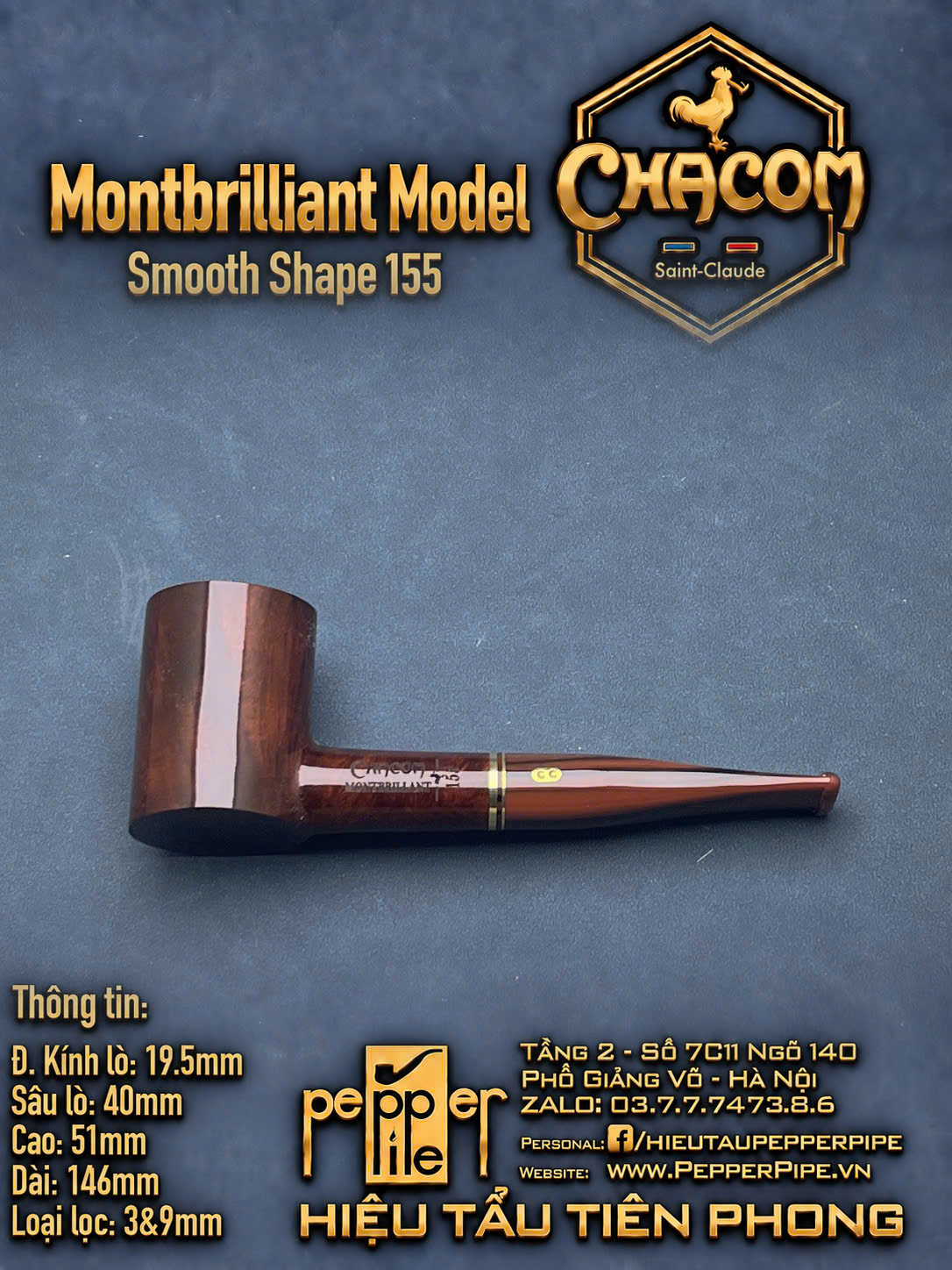 Chacom Montbrilliant Smooth Shape 155