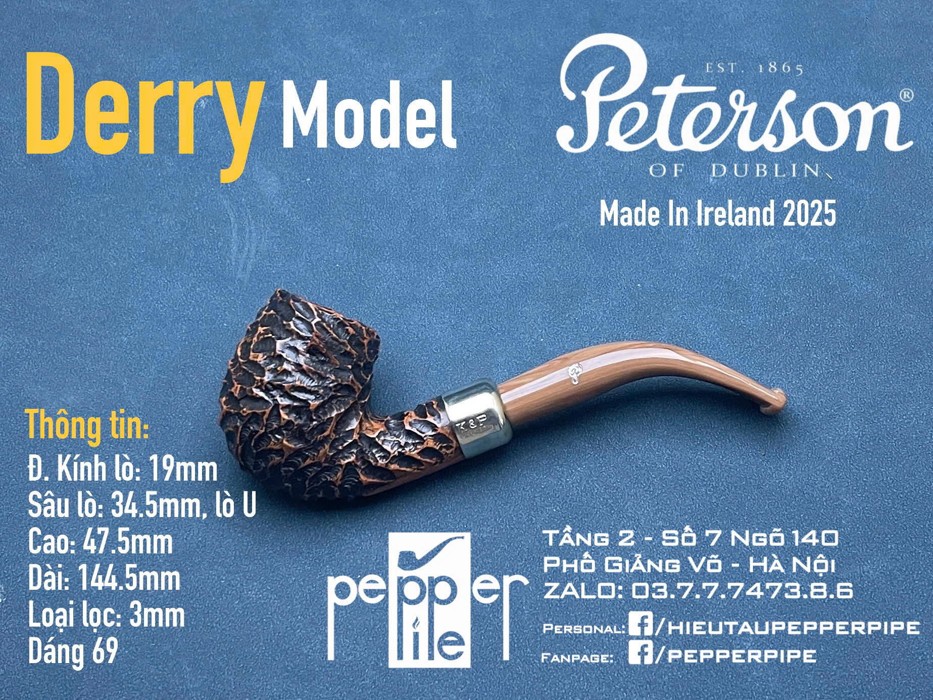 Peterson Derry Shape 129