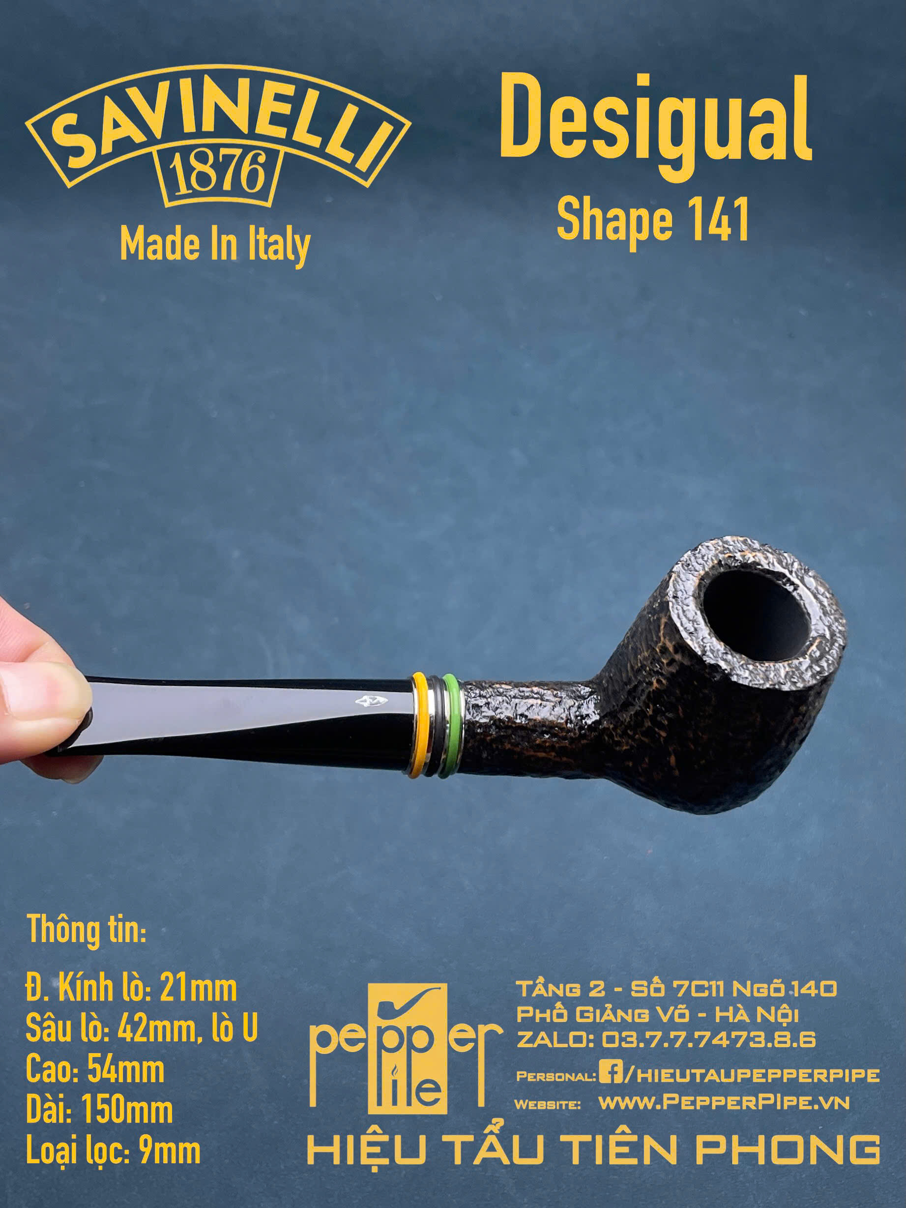 Savinelli Desigual Shape 141