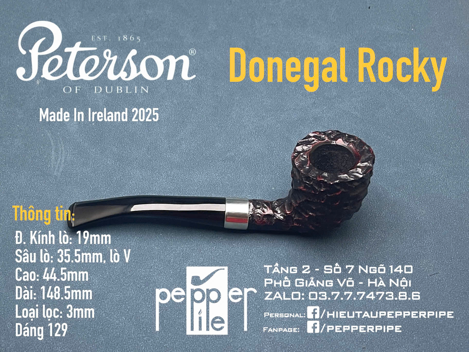 Peterson Donegal Rocky Shape 129