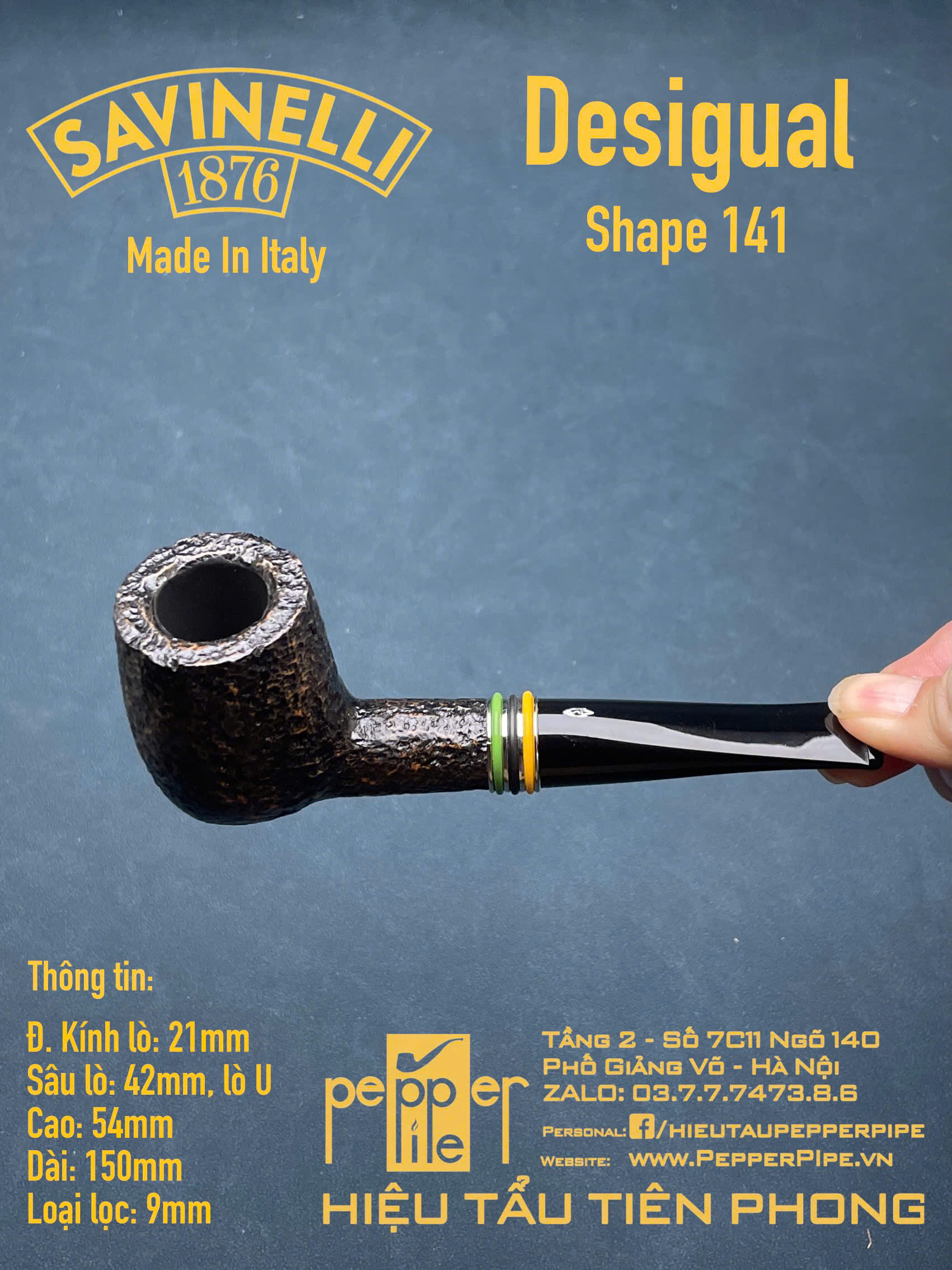 Savinelli Desigual Shape 141