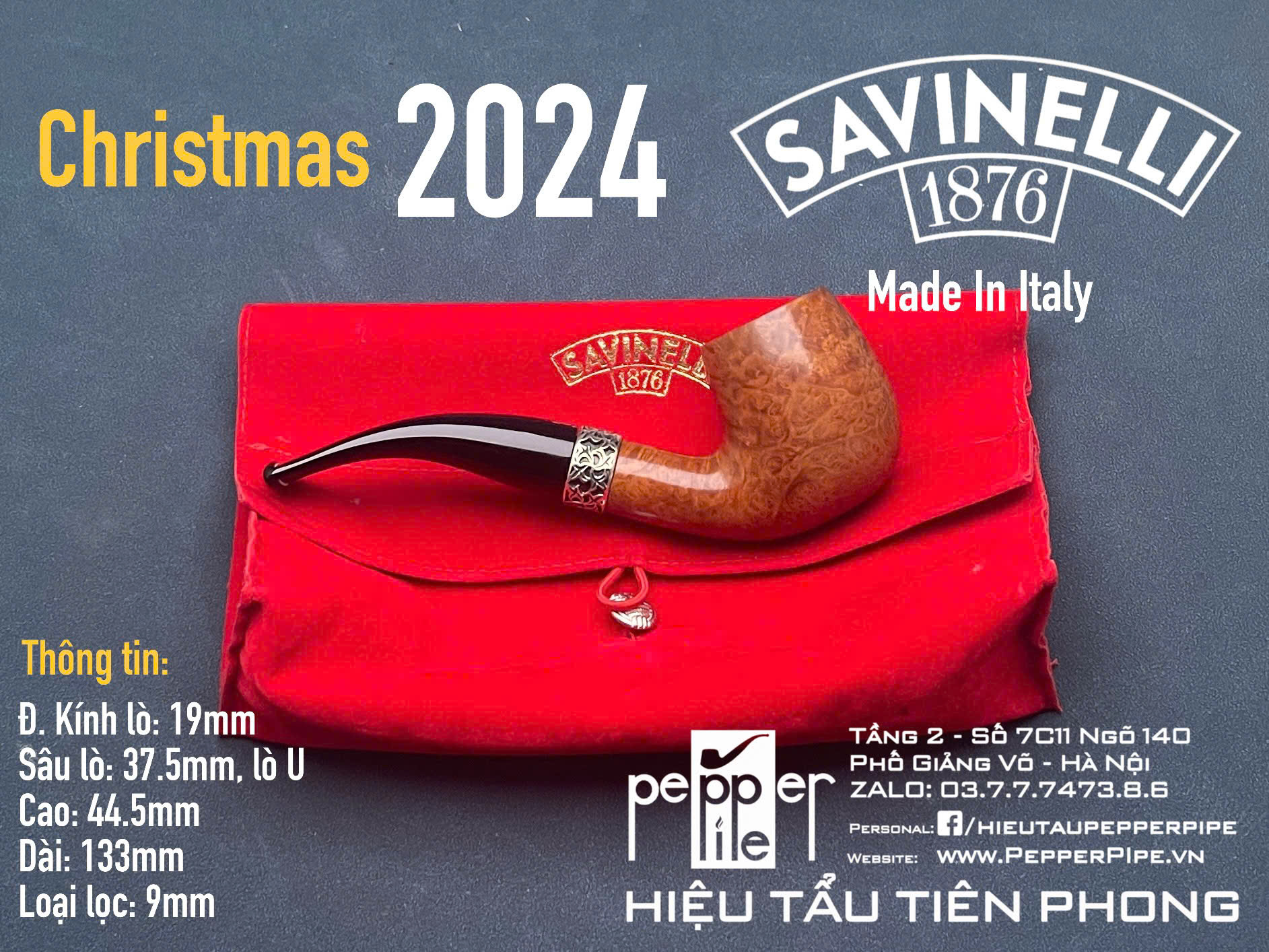 Savinelli Christmas 2024 Limited Edition (66/70)
