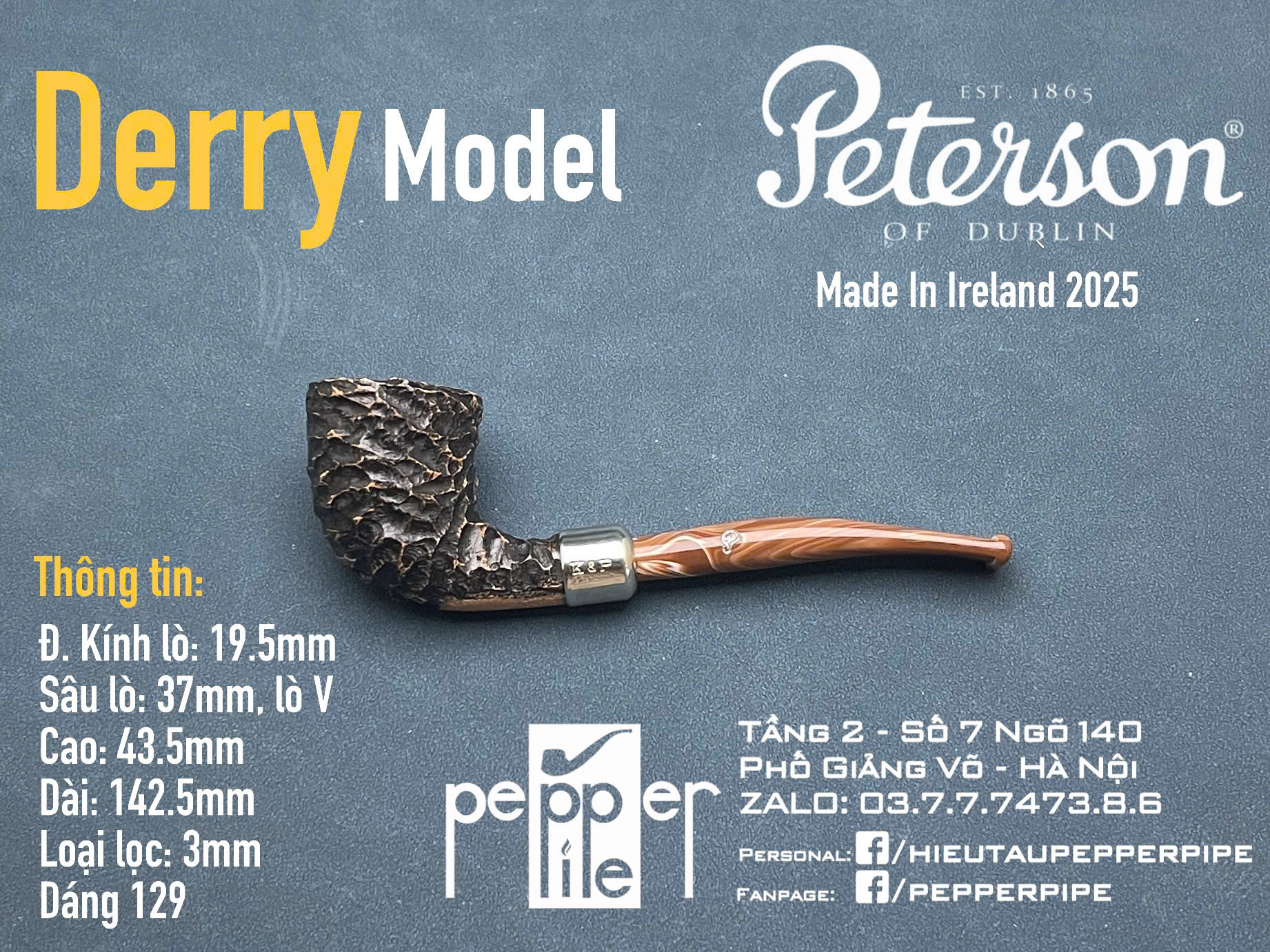Peterson Derry Shape 129