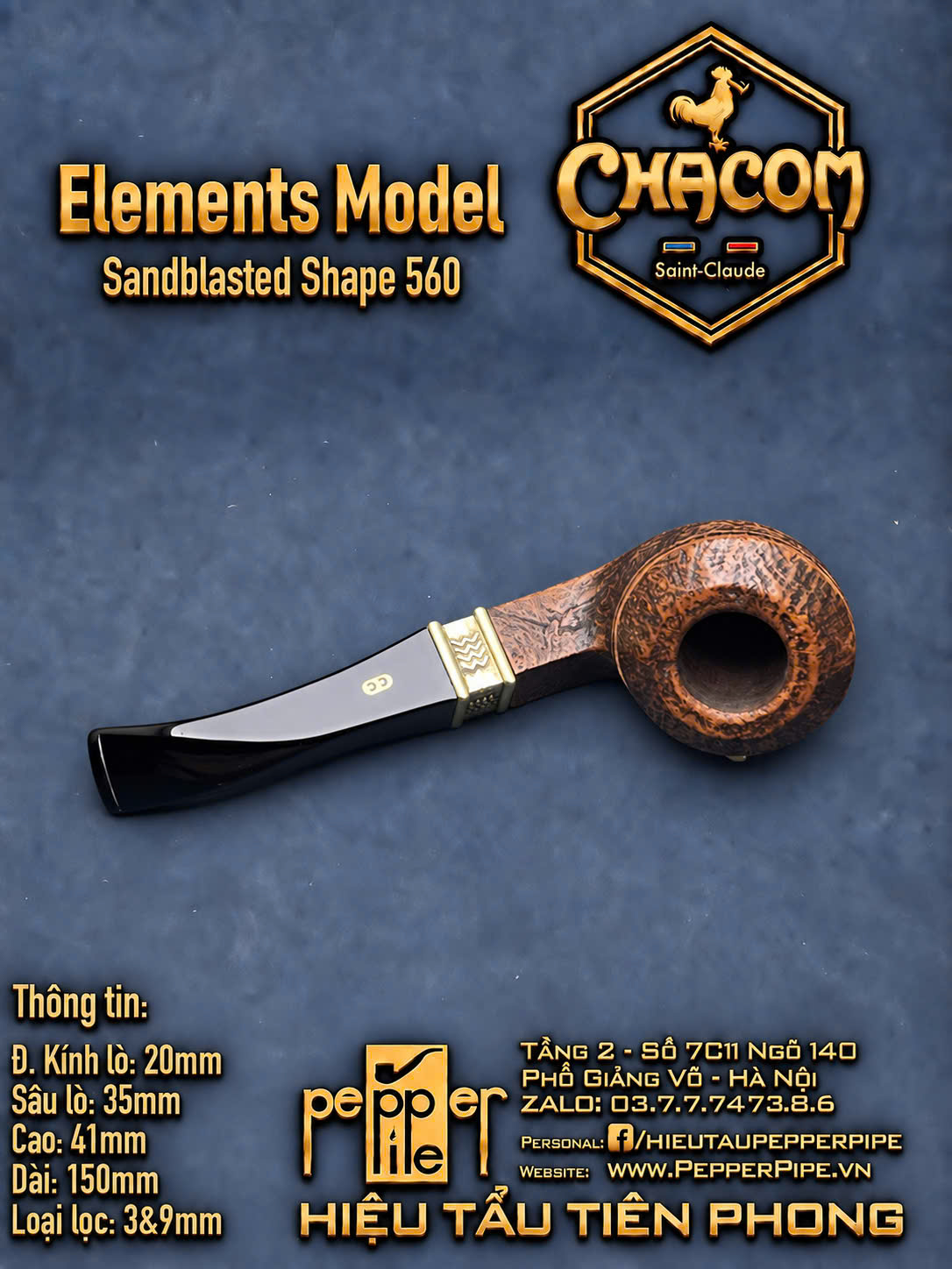 Chacom Elements Sandblasted Shape 560