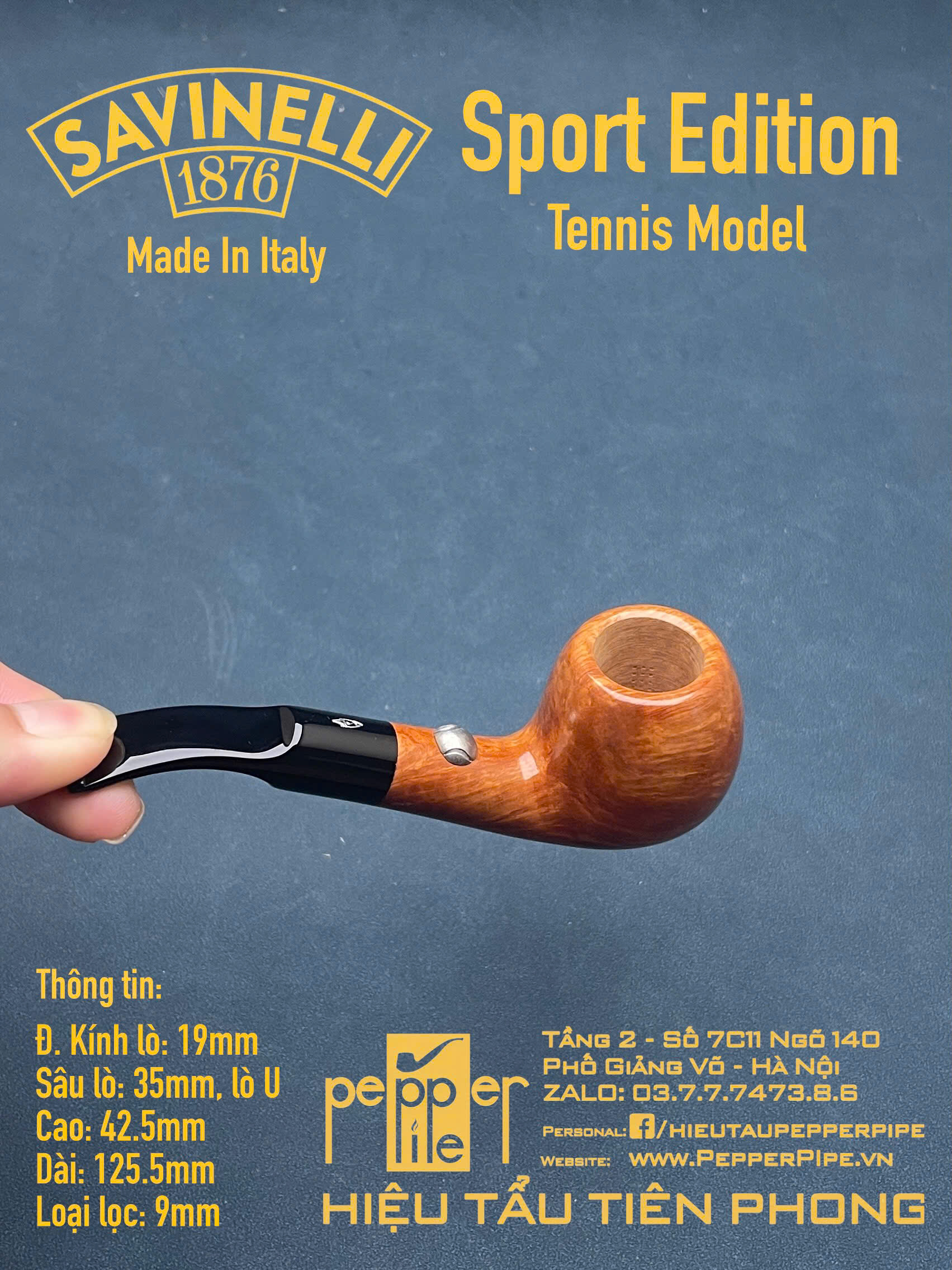 Savinelli Sport Edition Tennis Model