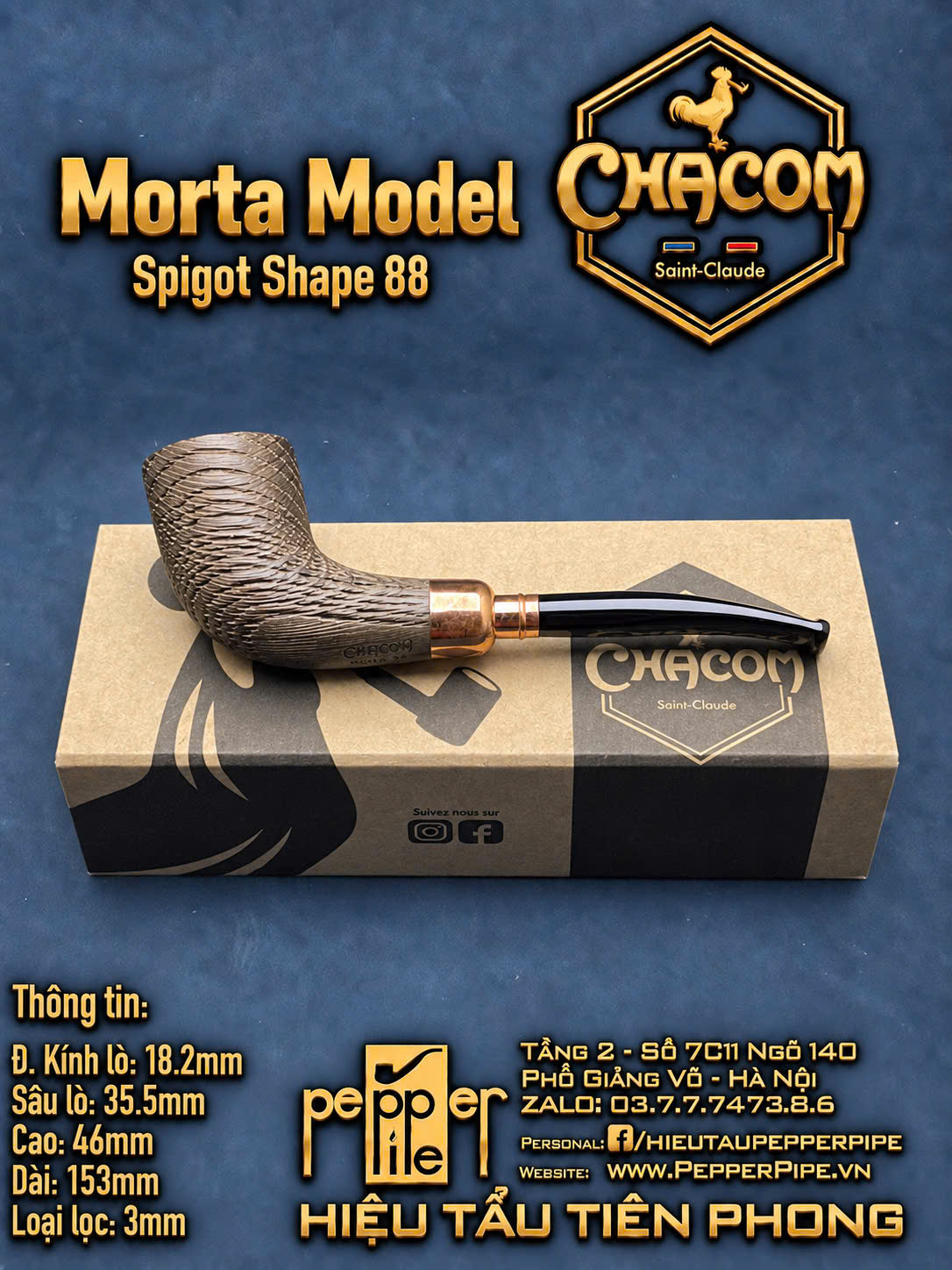 Chacom Morta Spigot Shape 88