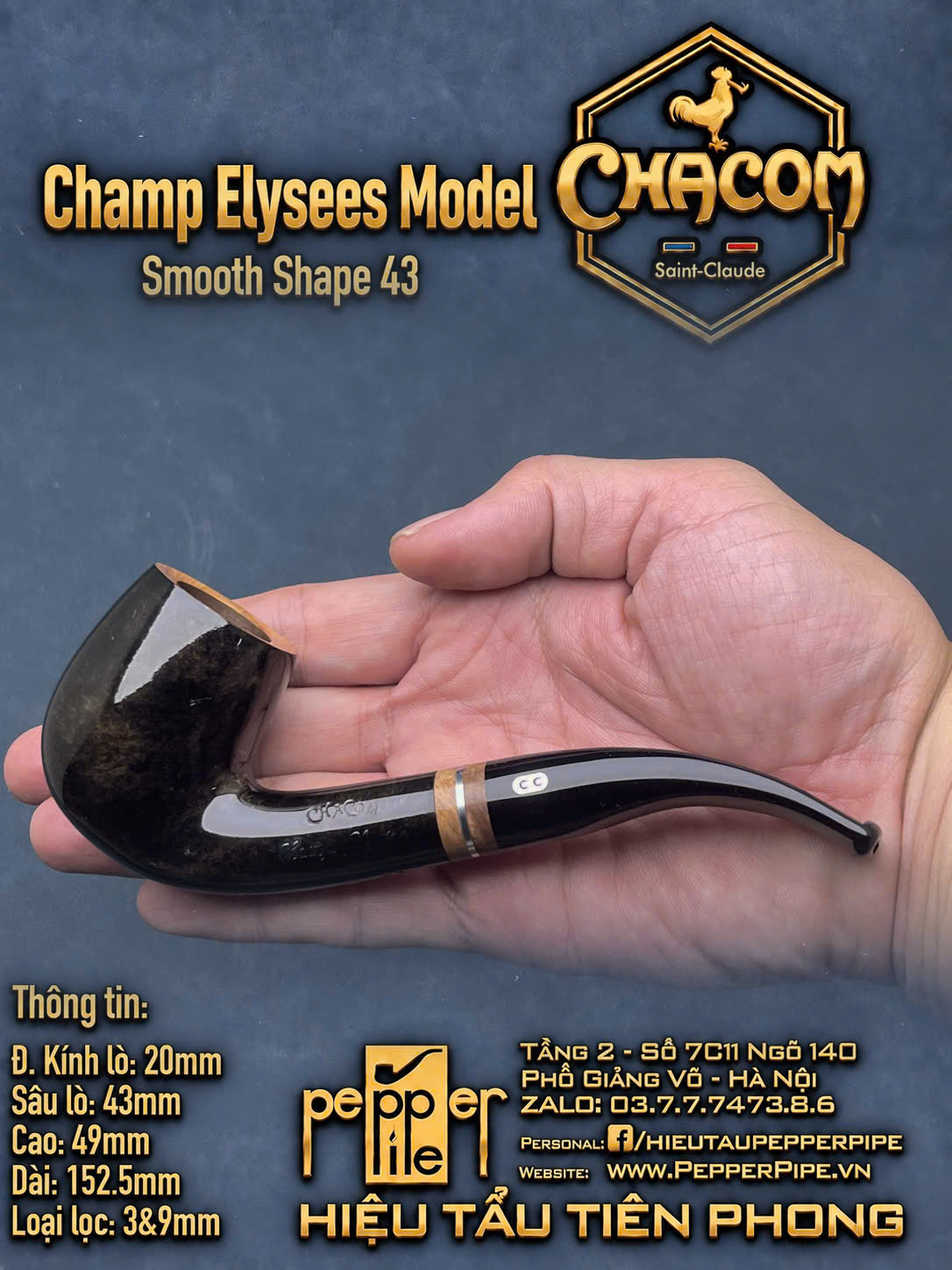Chacom Champ Elysees Smooth Shape 43