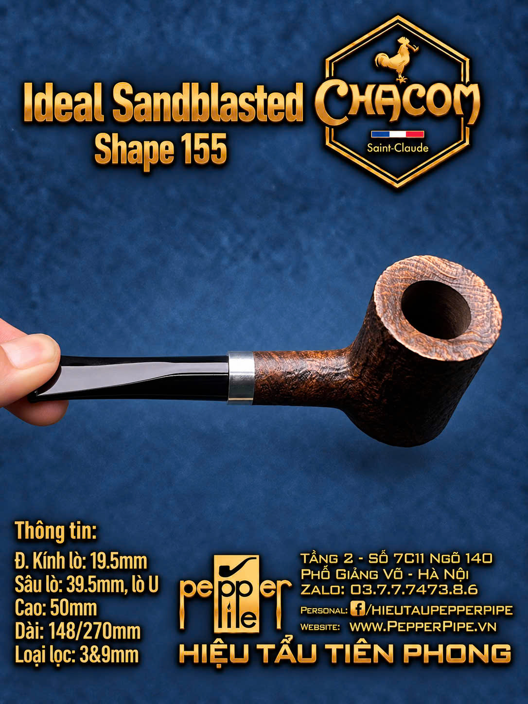 Chacom Ideal Sandblasted Shape 155