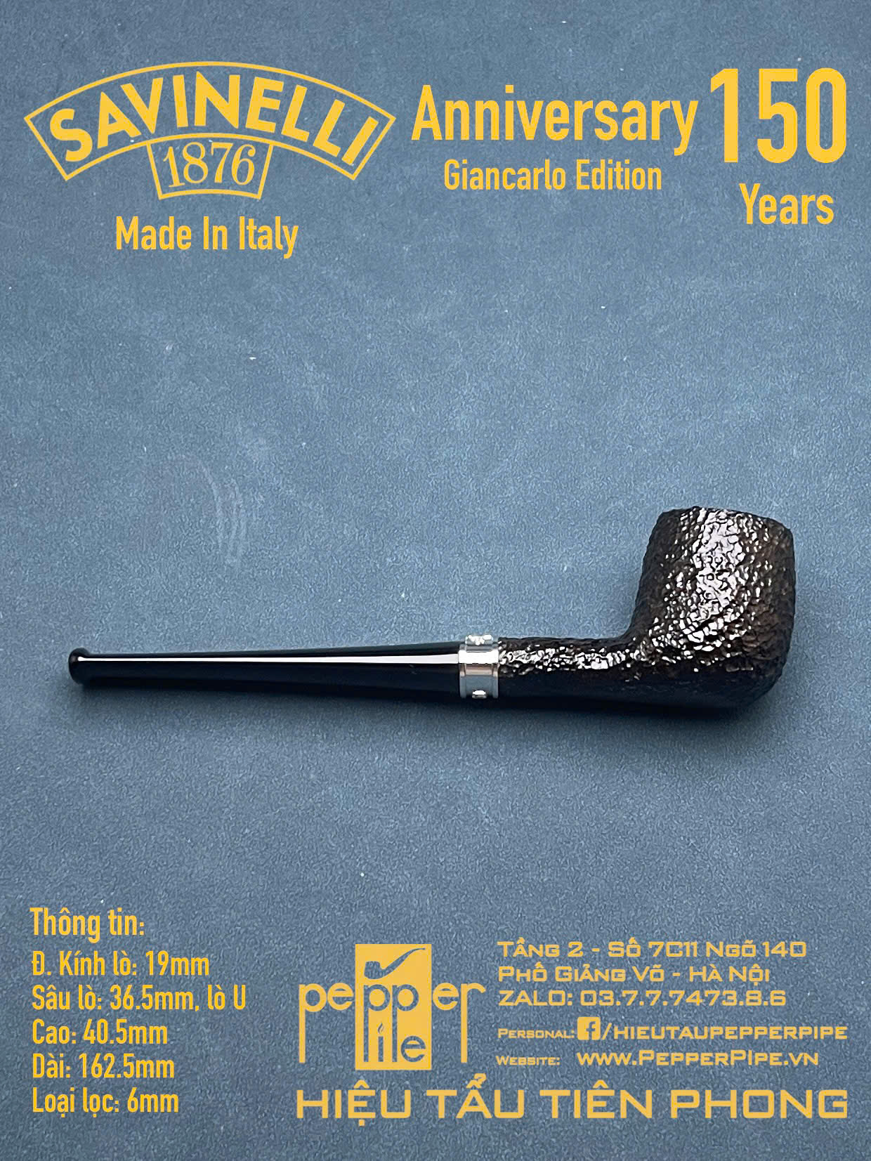 Savinelli Anniversary 150 Years Giancarlo Edition