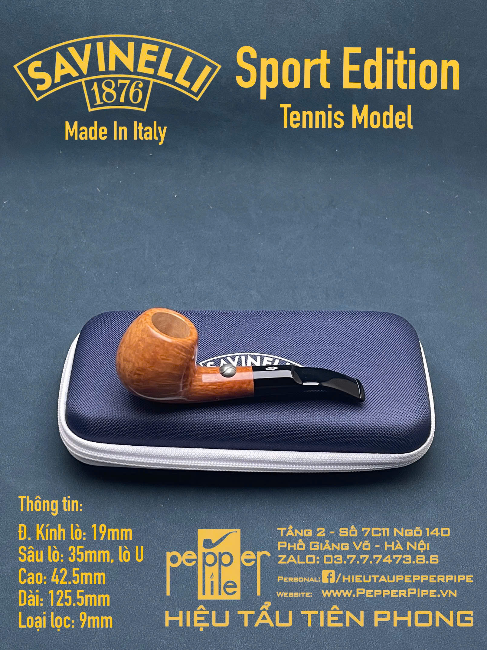 Savinelli Sport Edition Tennis Model