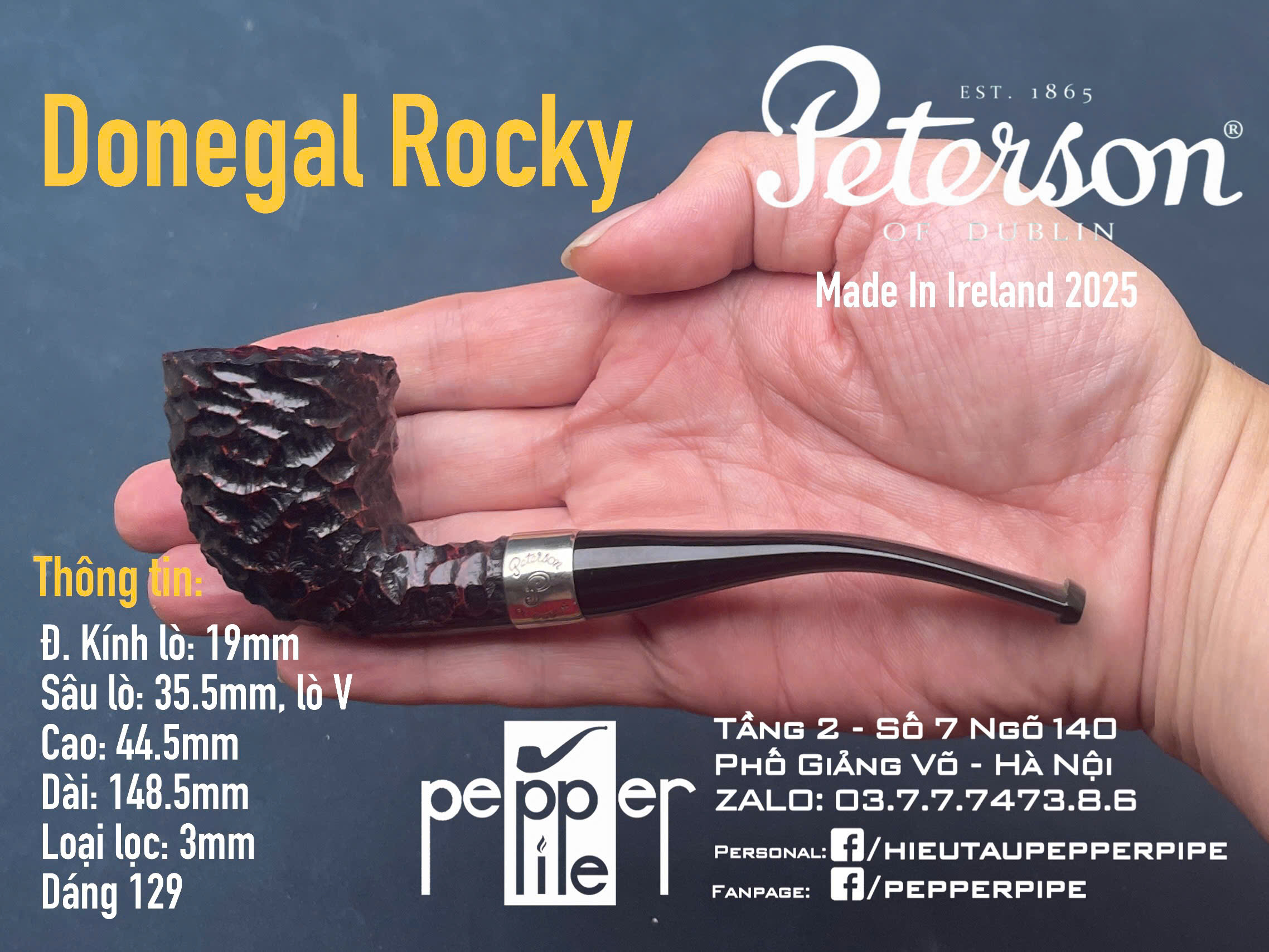 Peterson Donegal Rocky Shape 129