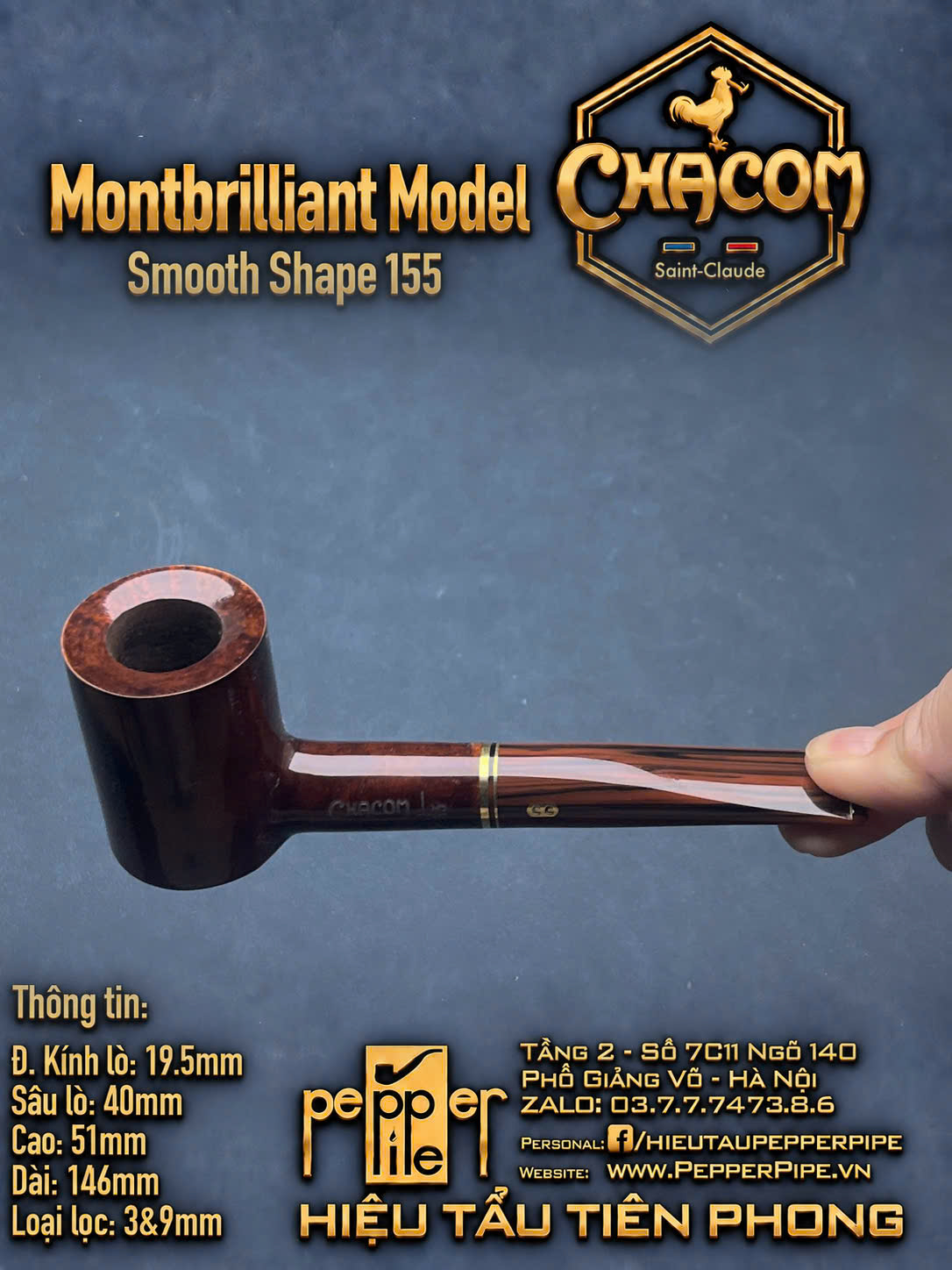 Chacom Montbrilliant Smooth Shape 155