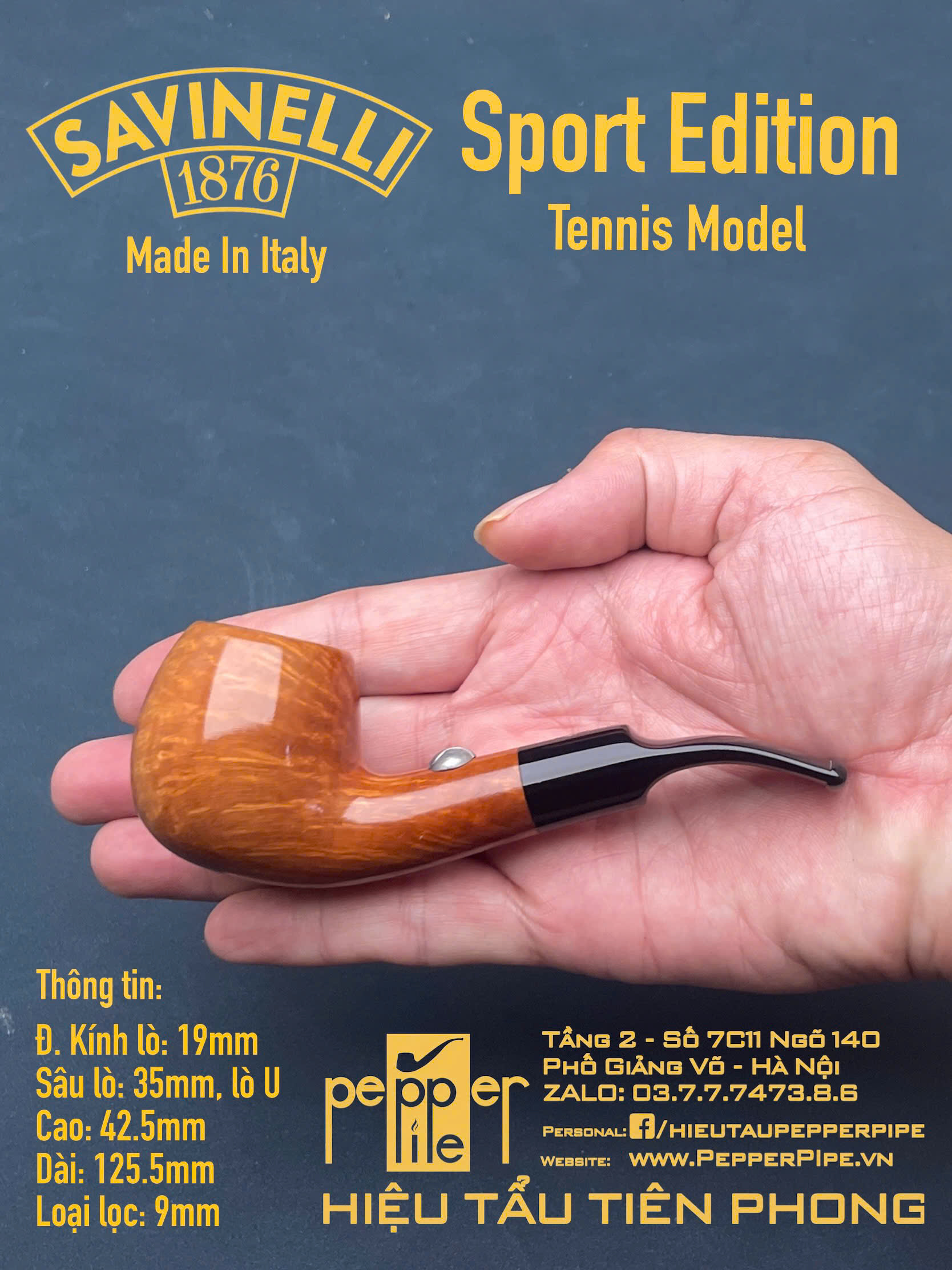 Savinelli Sport Edition Tennis Model