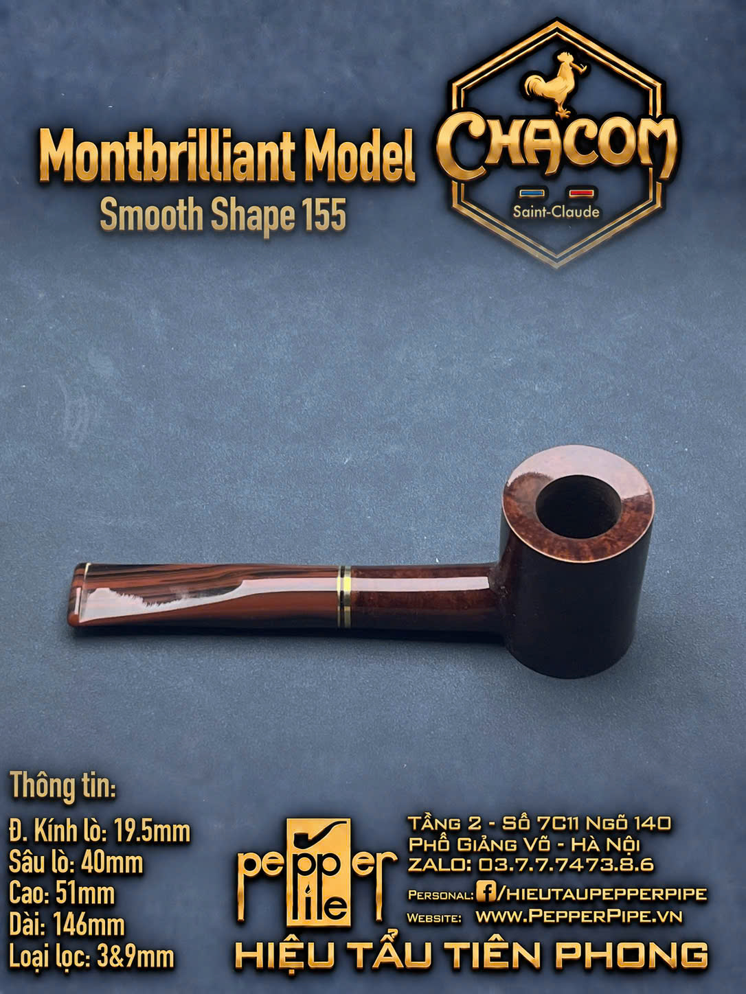 Chacom Montbrilliant Smooth Shape 155