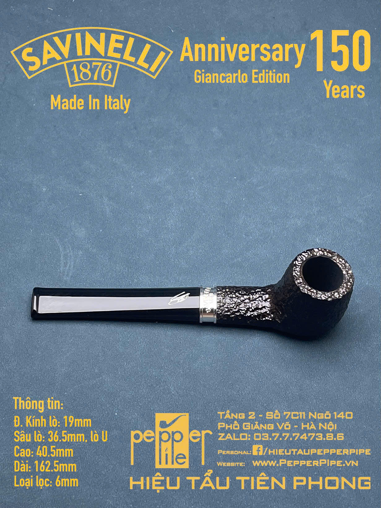 Savinelli Anniversary 150 Years Giancarlo Edition