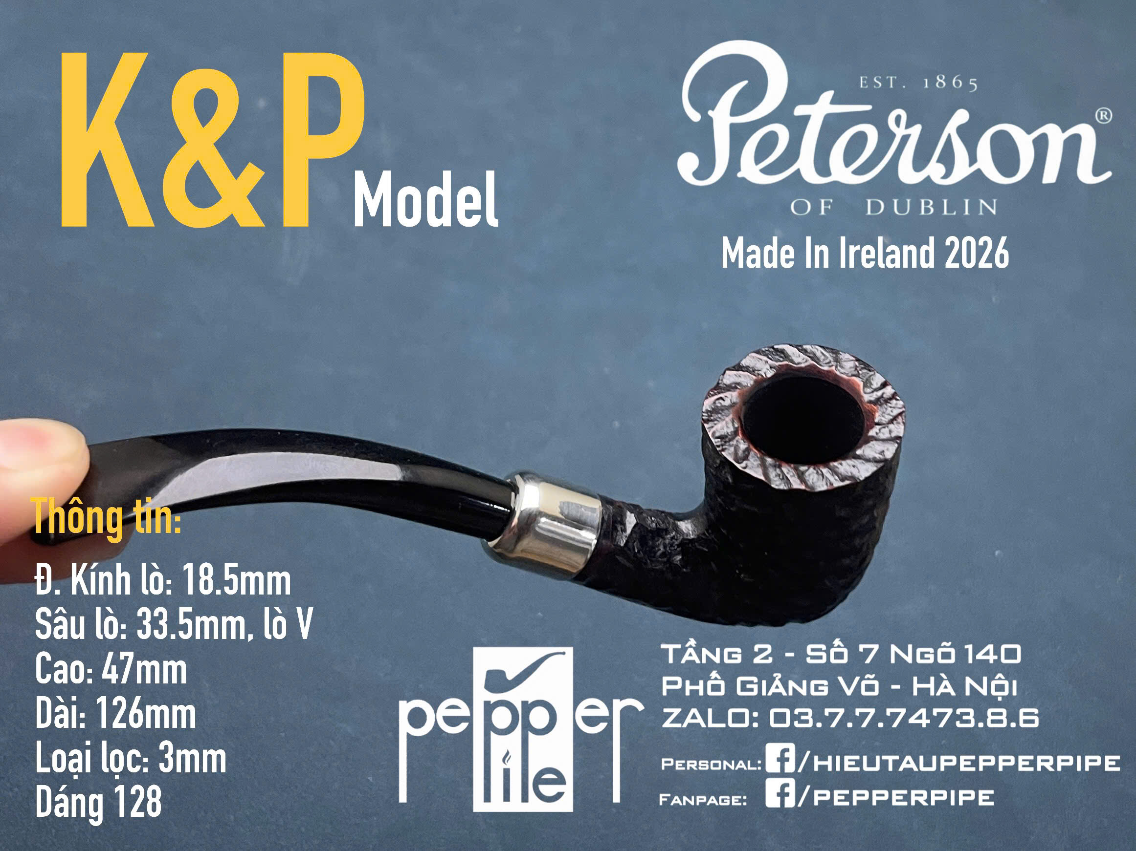 Peterson K&P Shape 128
