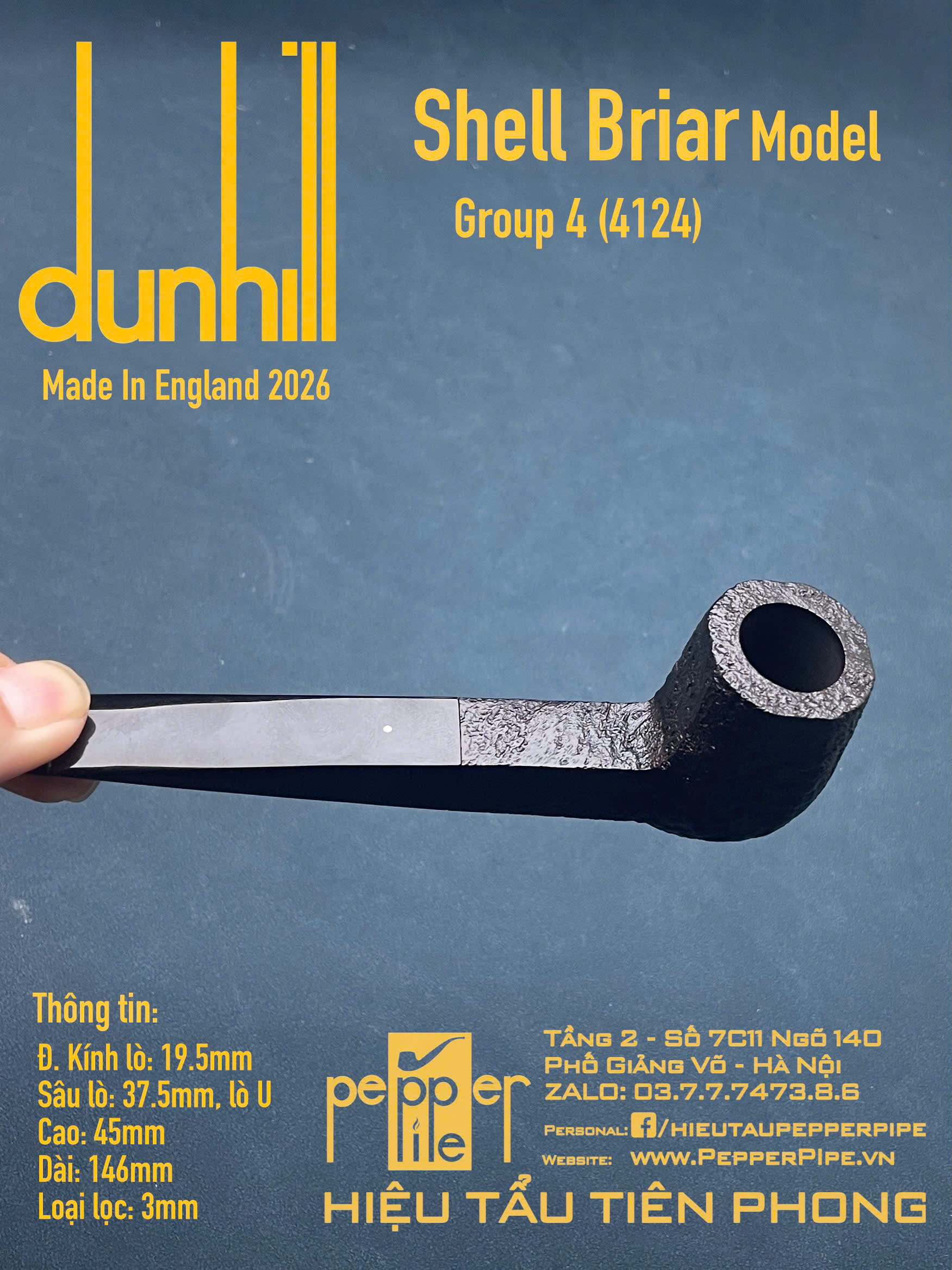 Dunhill Shell Briar Group 4 (4124)