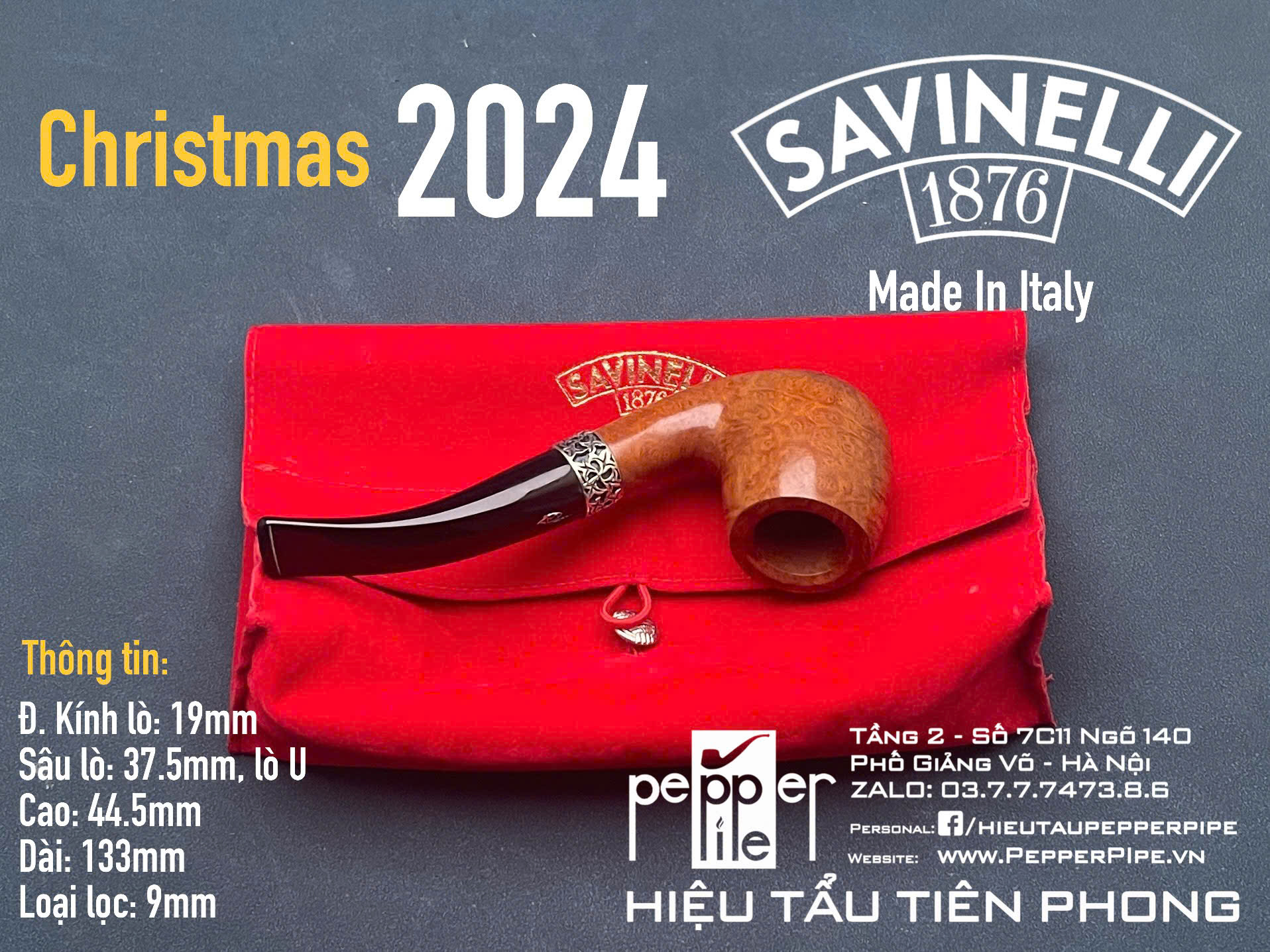 Savinelli Christmas 2024 Limited Edition (66/70)
