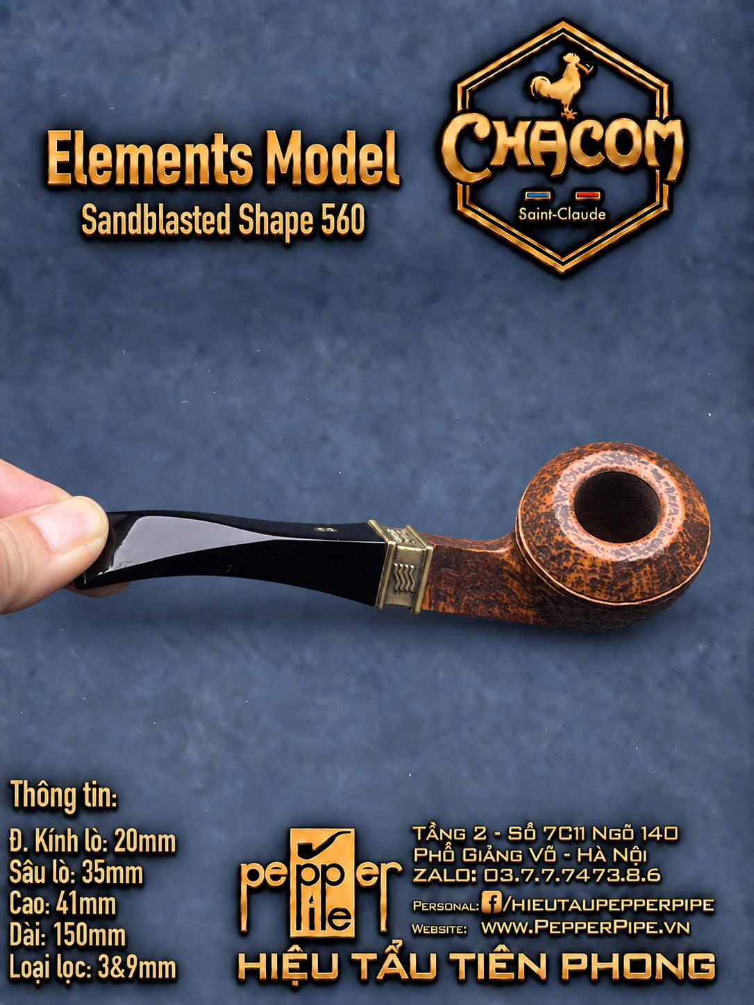 Chacom Elements Sandblasted Shape 560