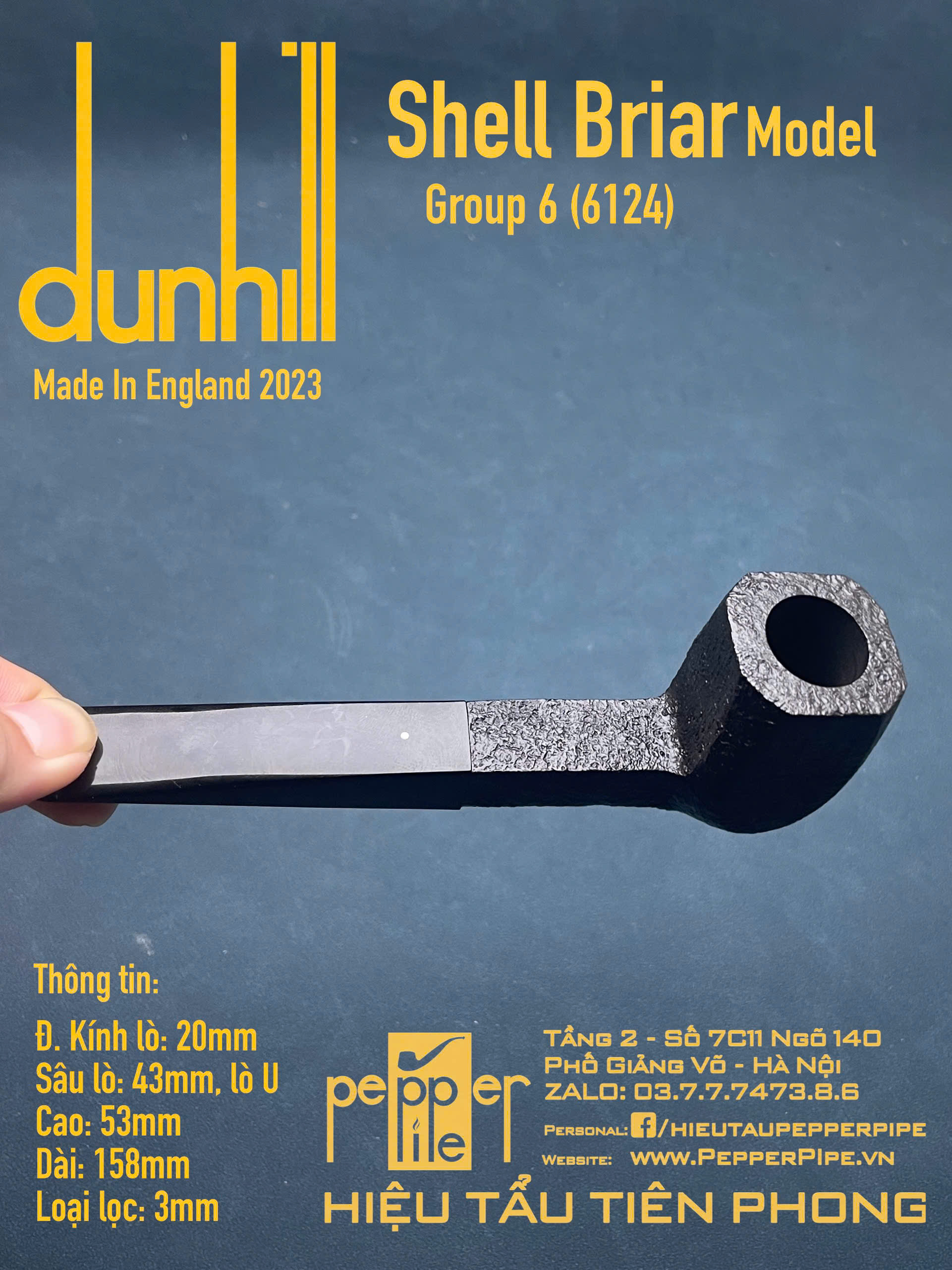 Dunhill Shell Briar Group 6 (6124)