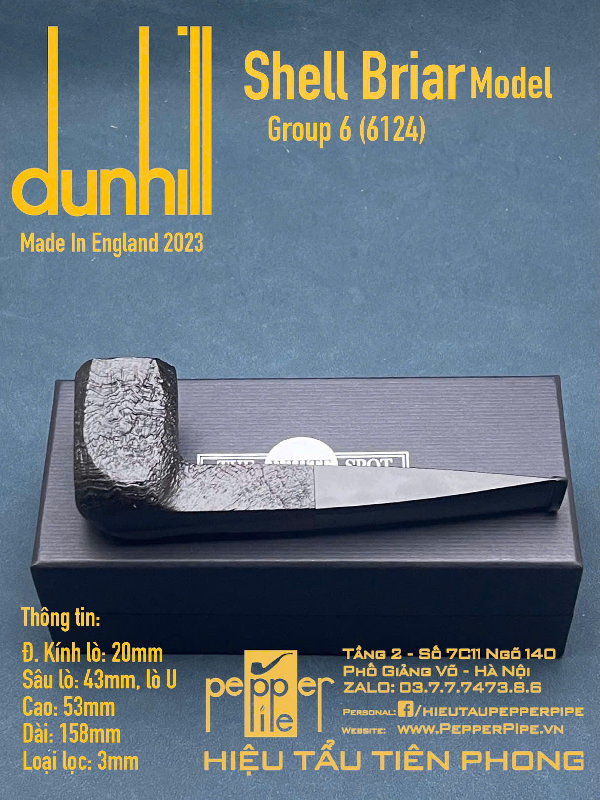 Dunhill Shell Briar Group 6 (6124)
