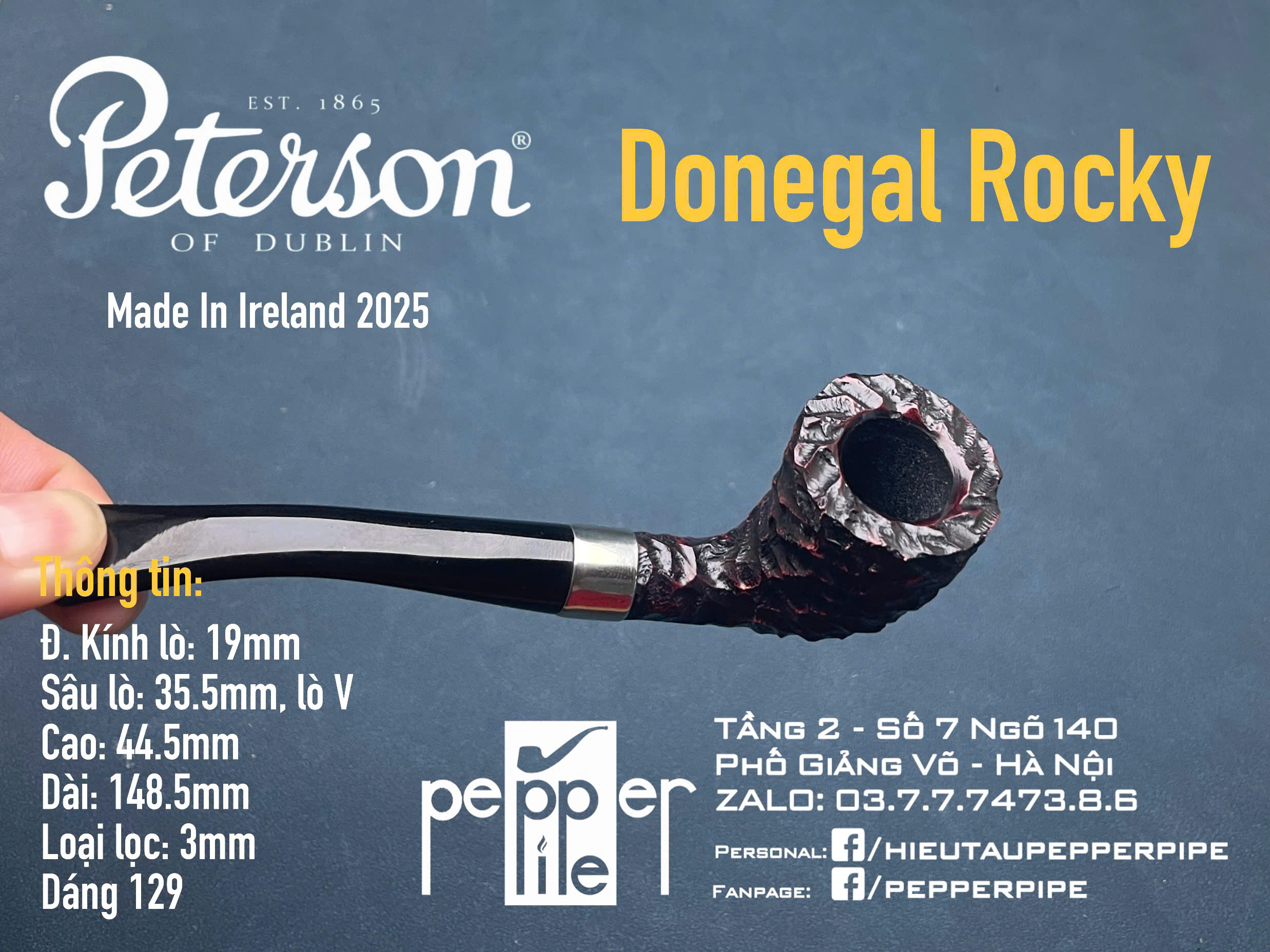 Peterson Donegal Rocky Shape 129