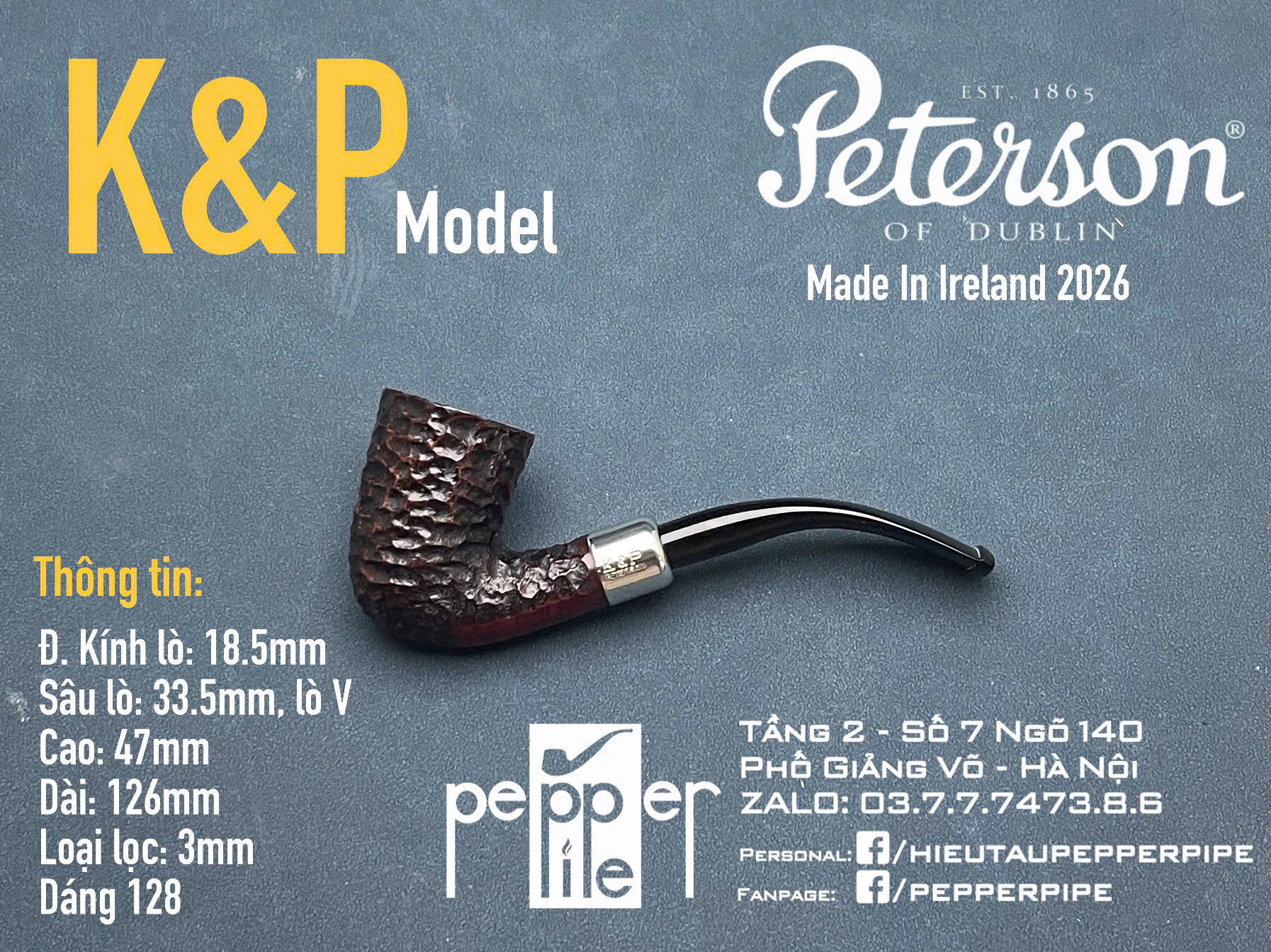 Peterson K&P Shape 128