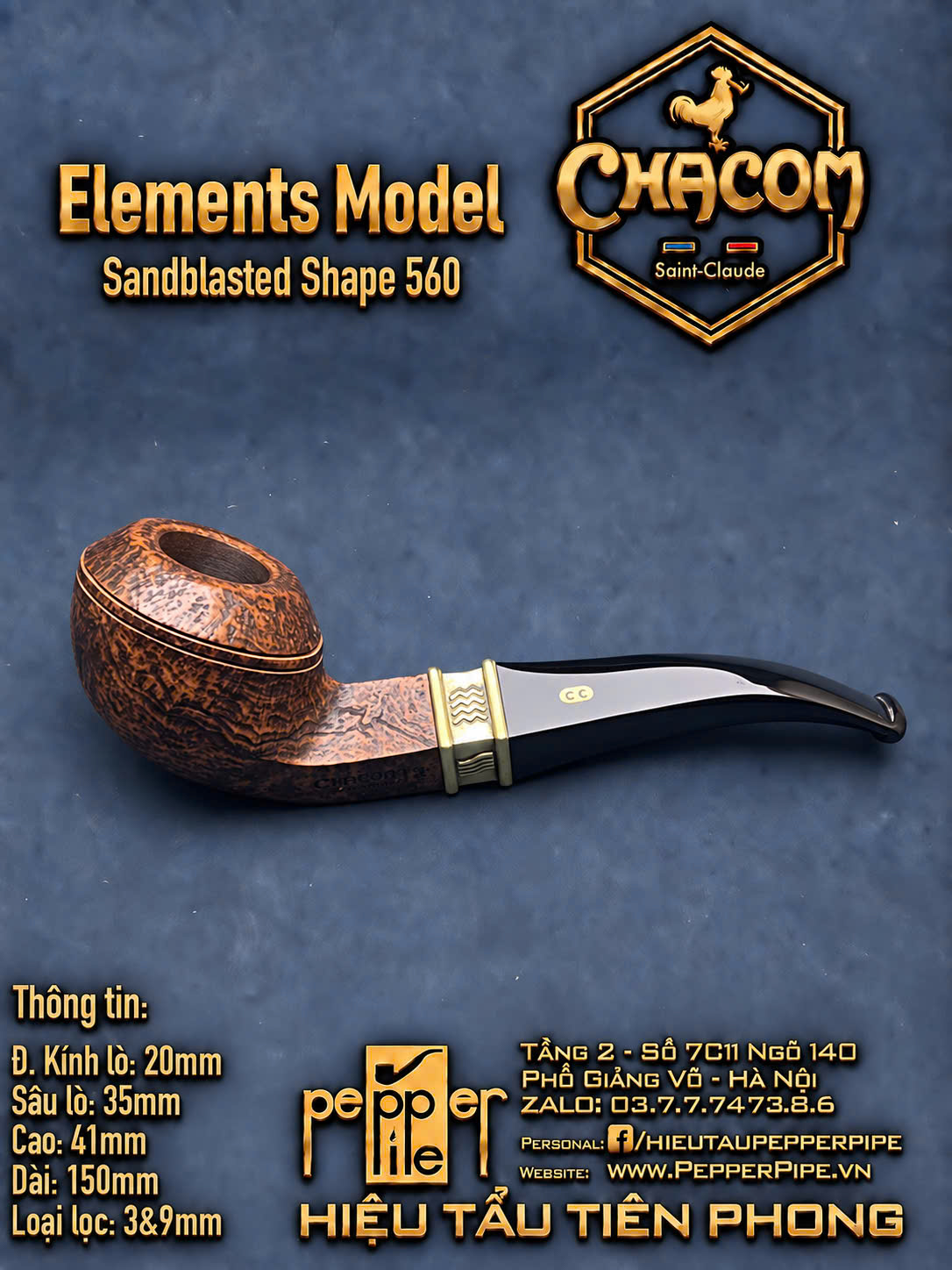 Chacom Elements Sandblasted Shape 560