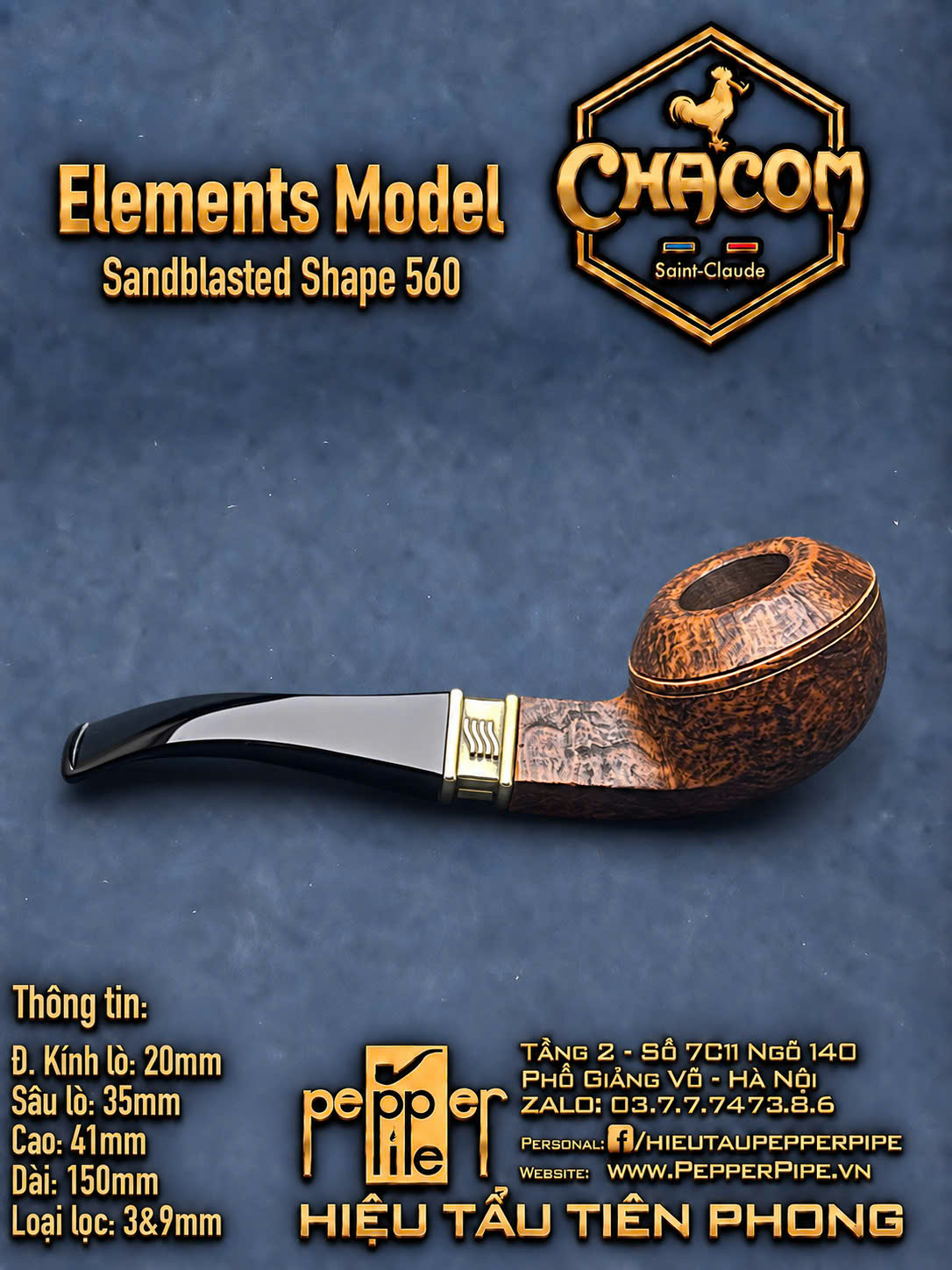 Chacom Elements Sandblasted Shape 560