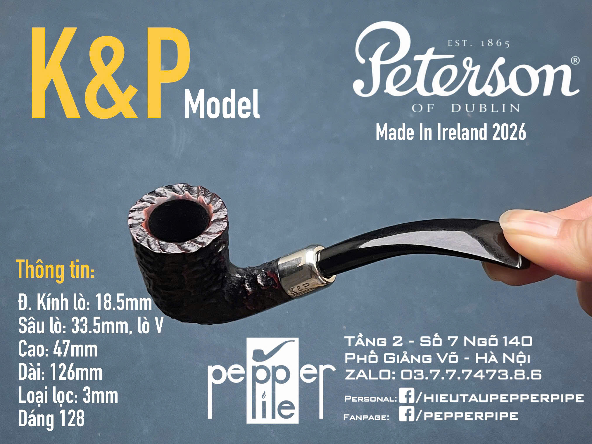 Peterson K&P Shape 128