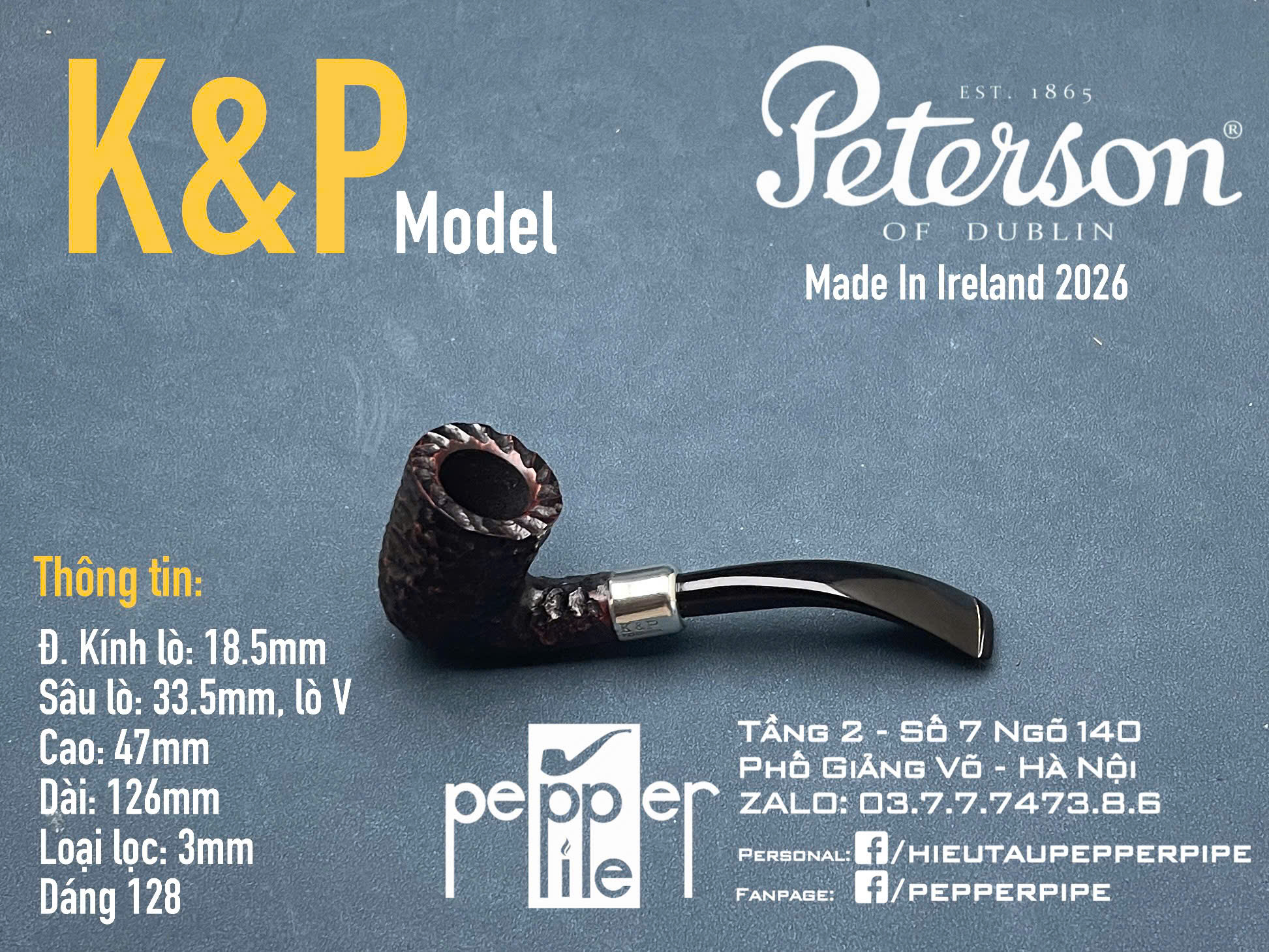 Peterson K&P Shape 128