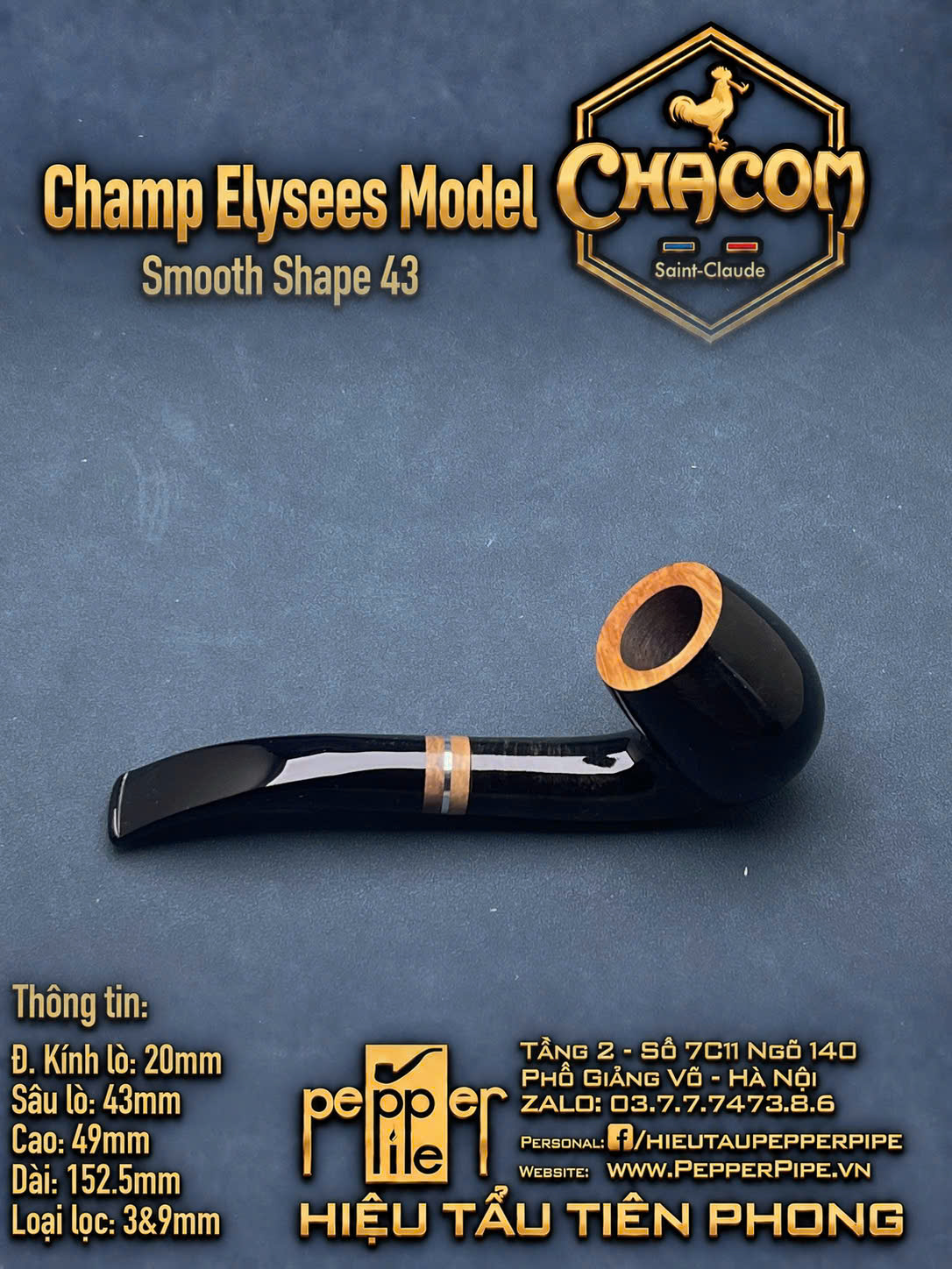 Chacom Champ Elysees Smooth Shape 43