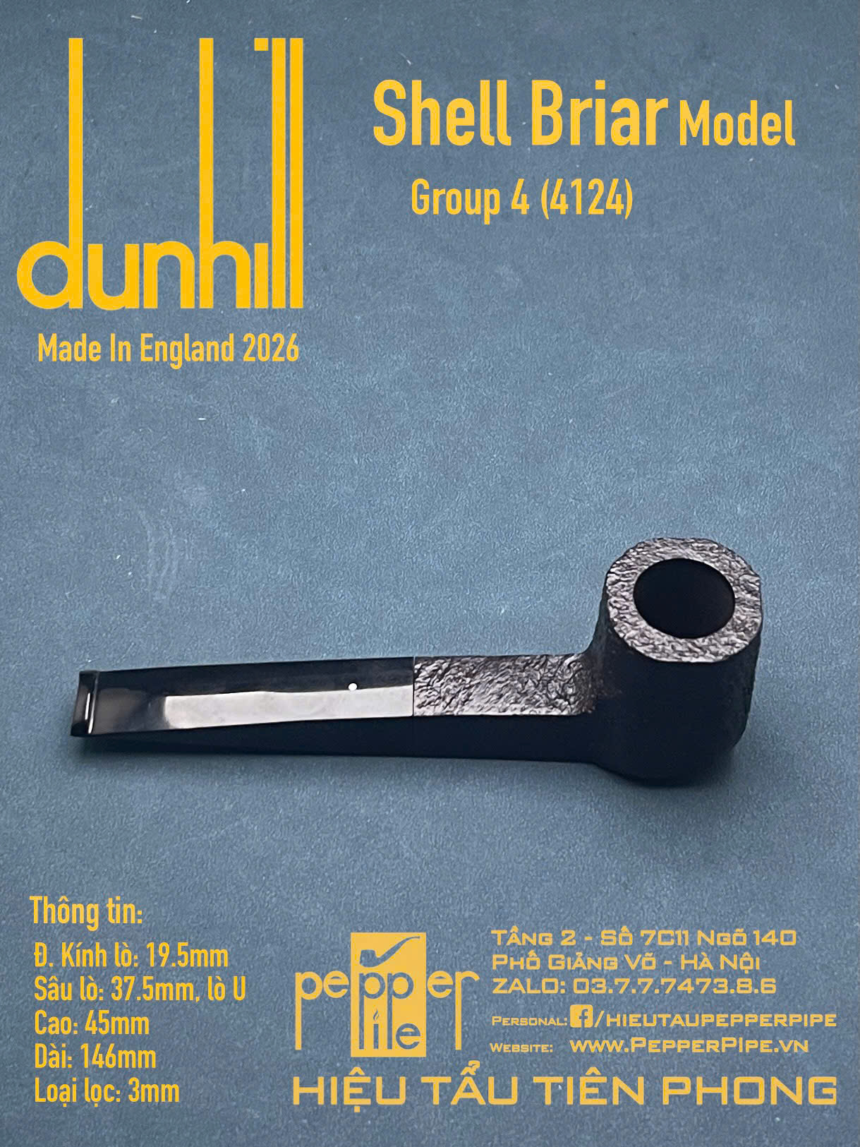 Dunhill Shell Briar Group 4 (4124)