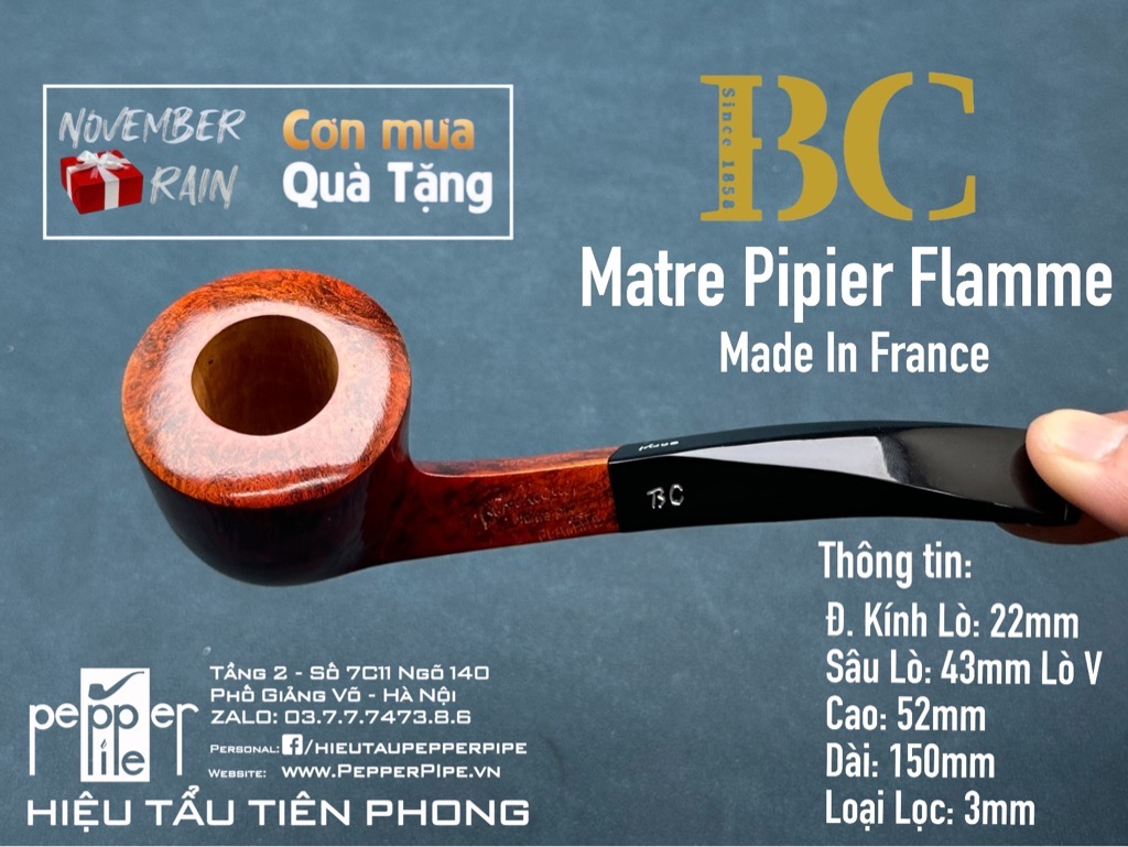 Butz Choquin Maitre Pipier Flamme