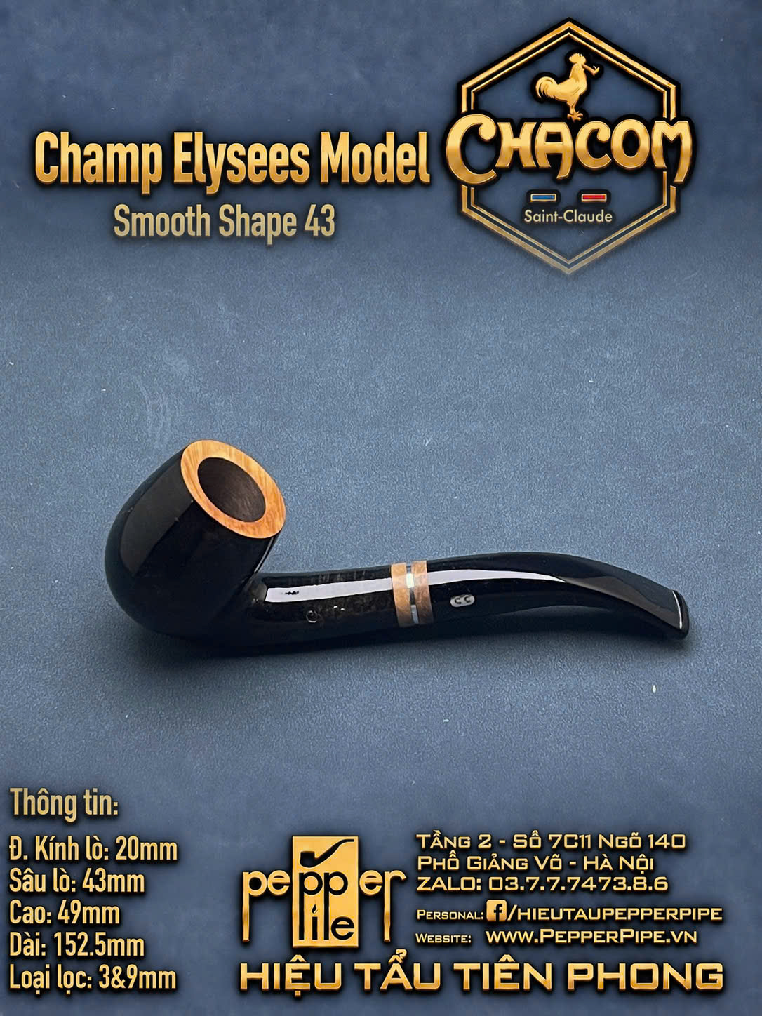 Chacom Champ Elysees Smooth Shape 43