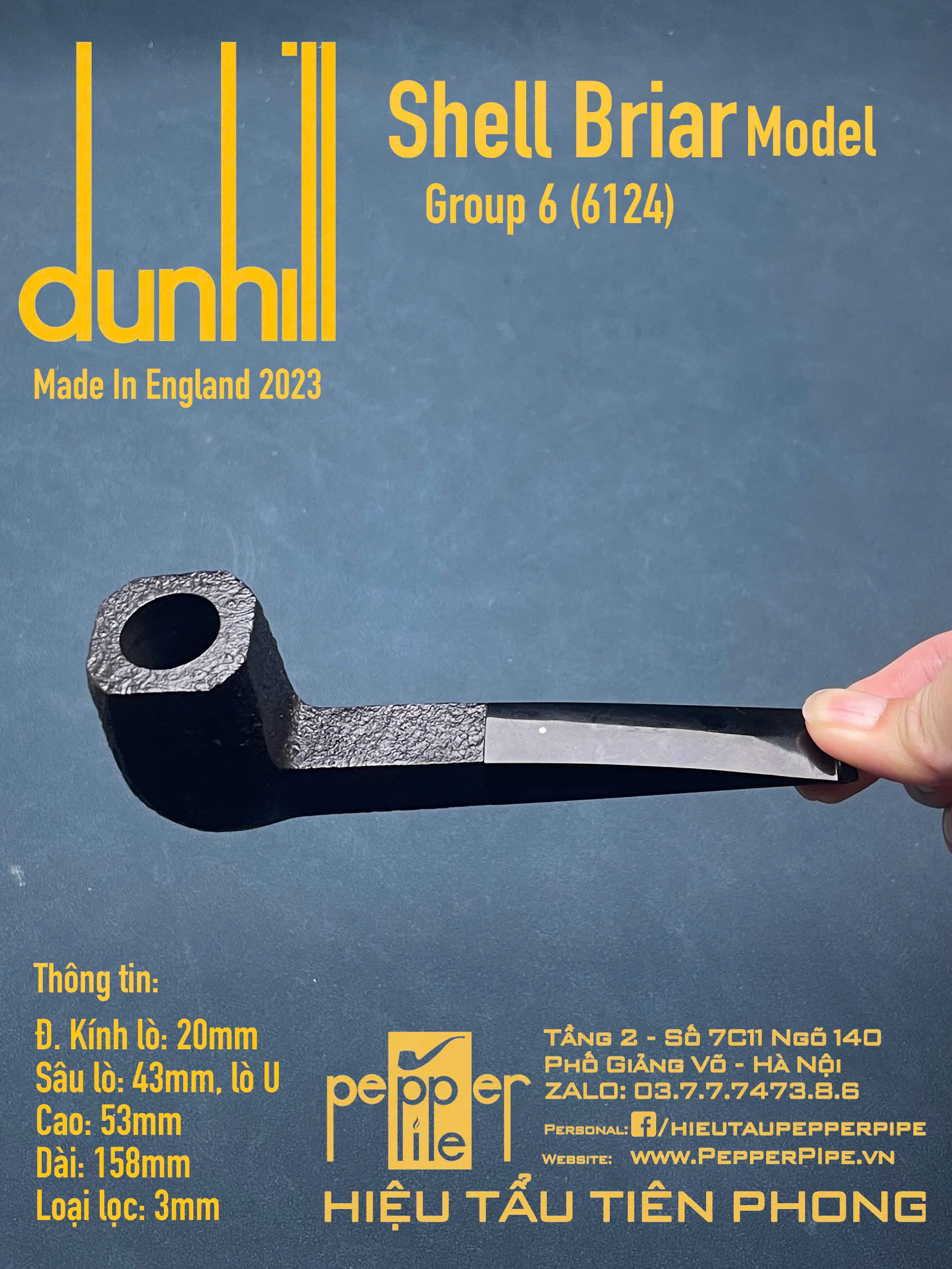 Dunhill Shell Briar Group 6 (6124)