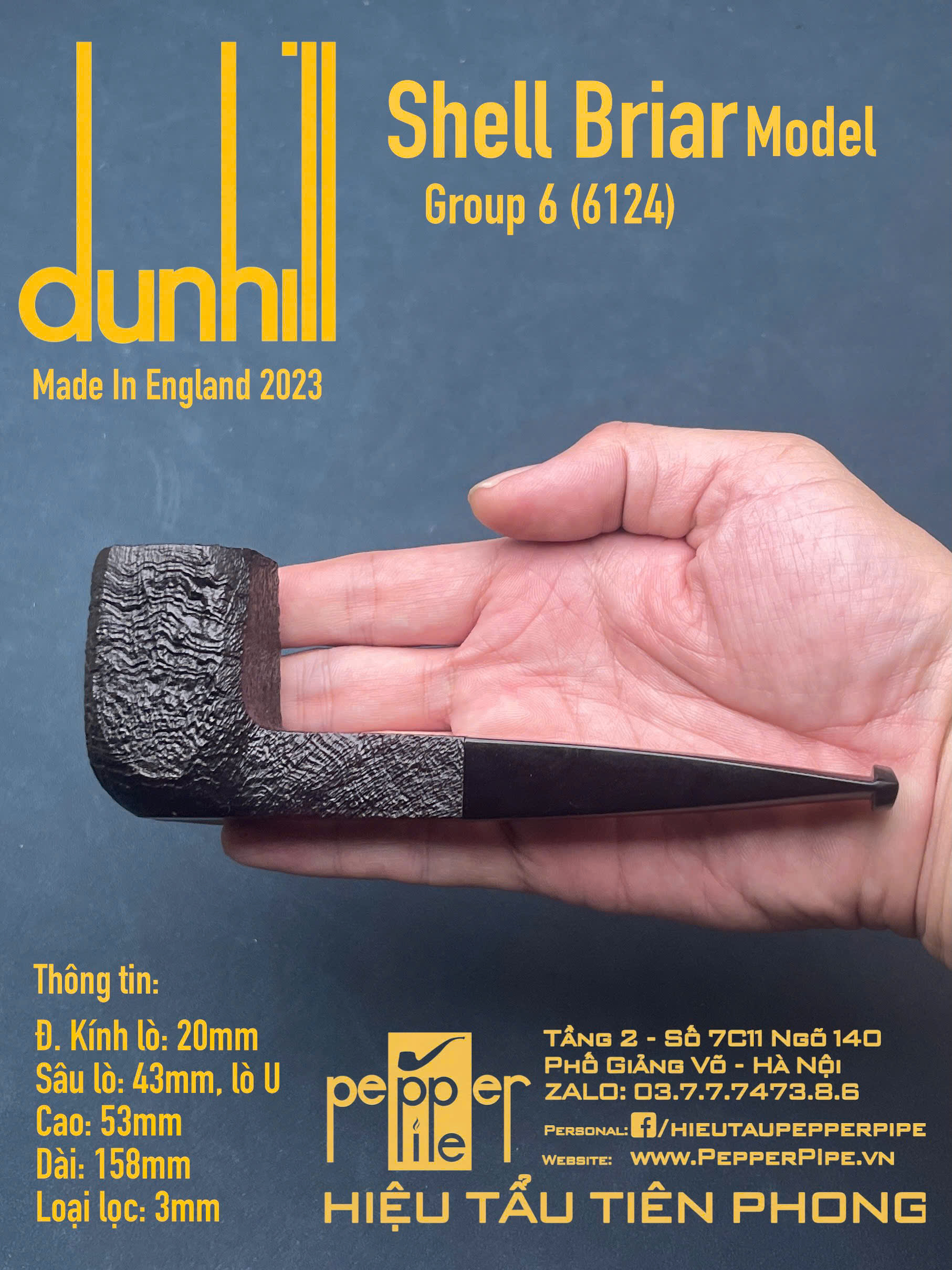 Dunhill Shell Briar Group 6 (6124)