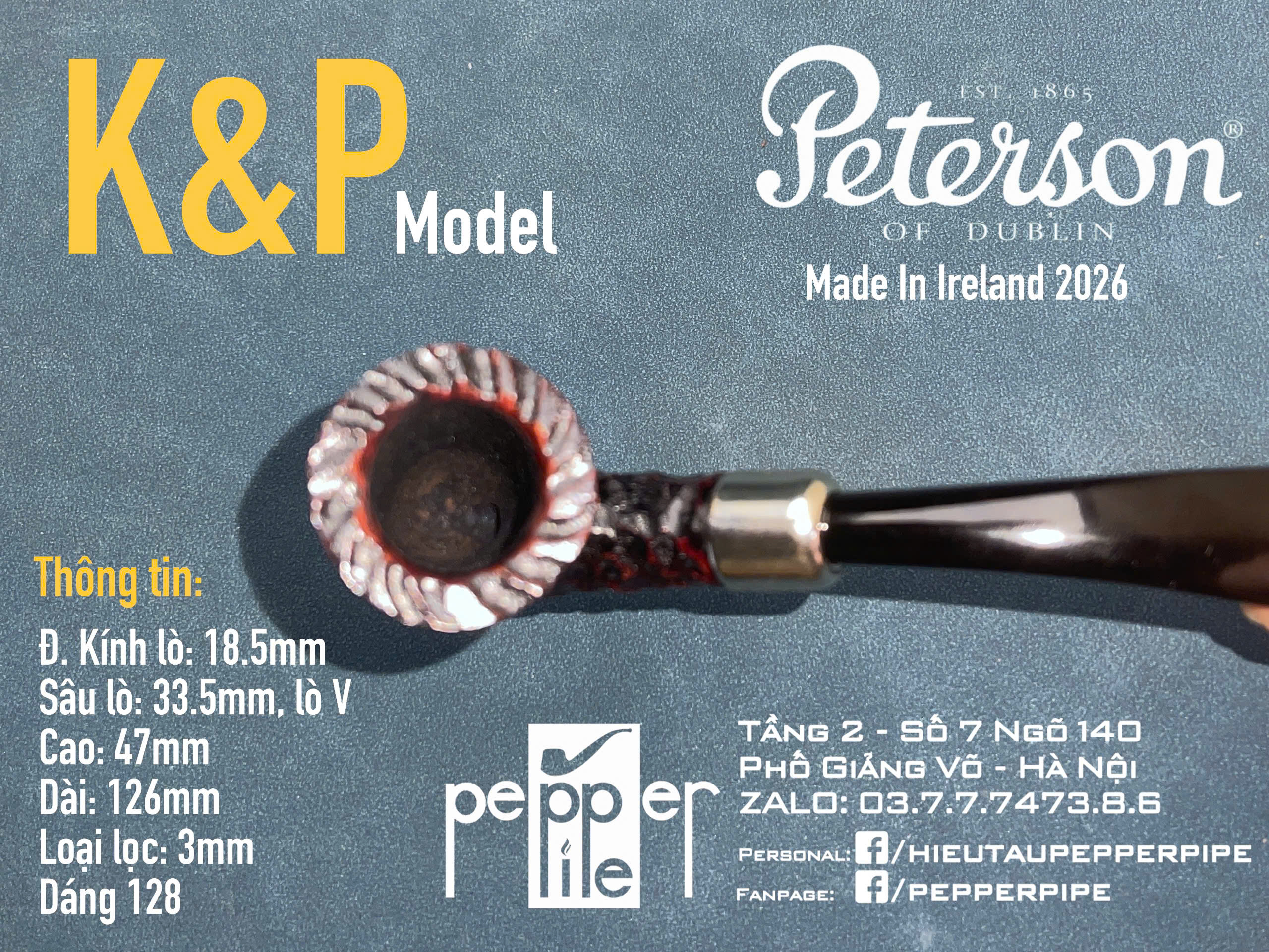 Peterson K&P Shape 128