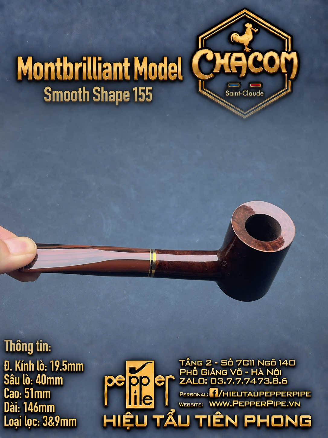 Chacom Montbrilliant Smooth Shape 155