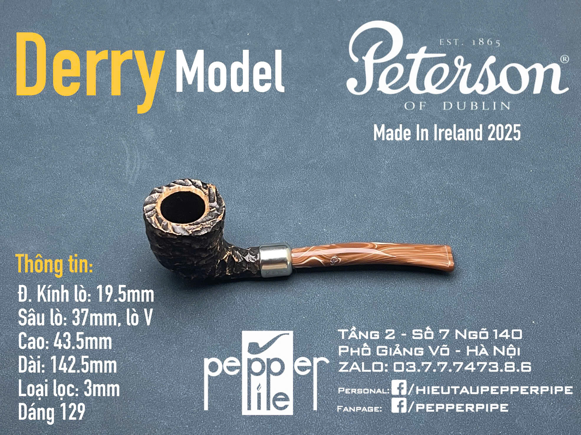 Peterson Derry Shape 129