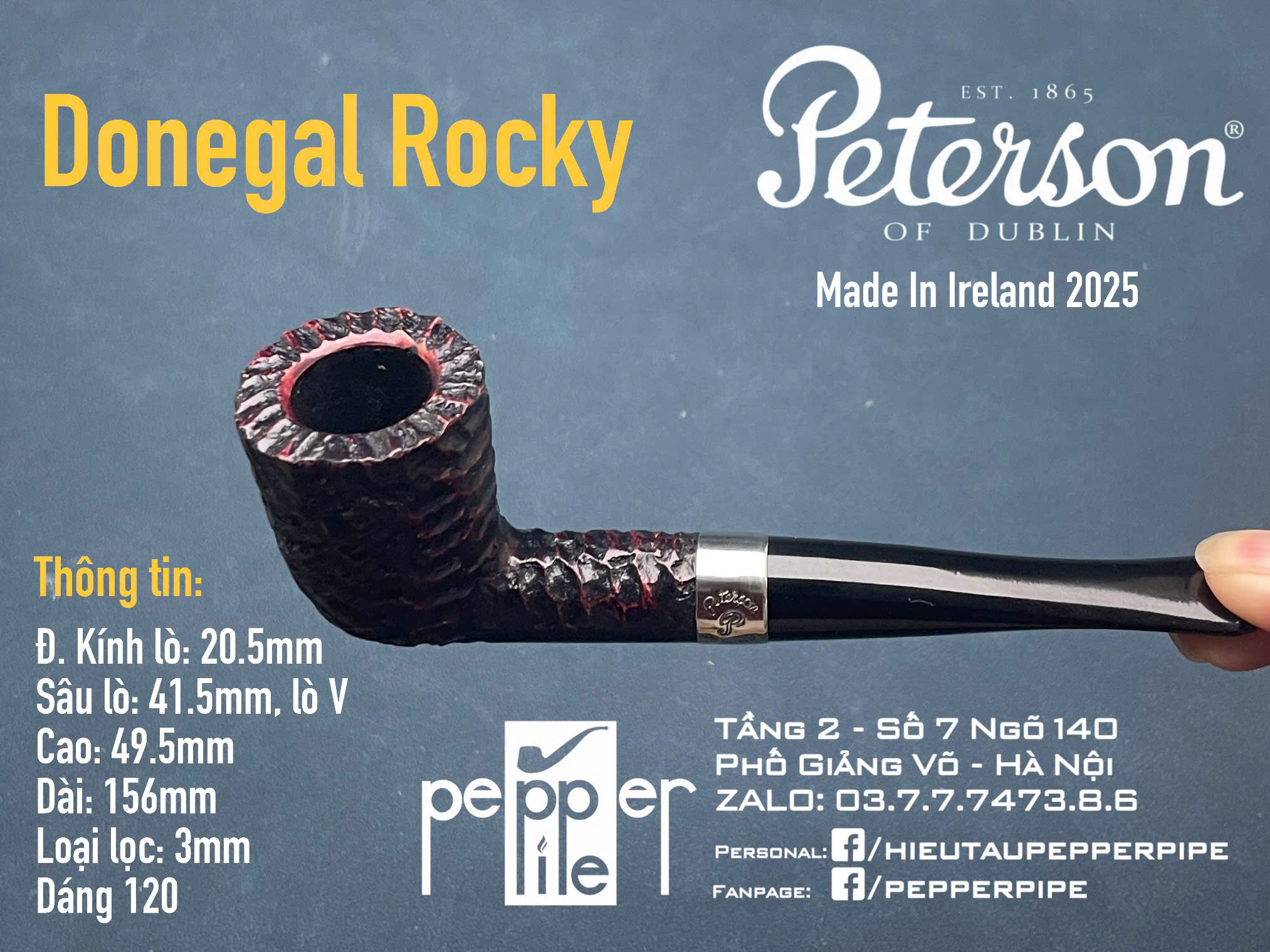 Peterson Donegal Rocky Shape 120