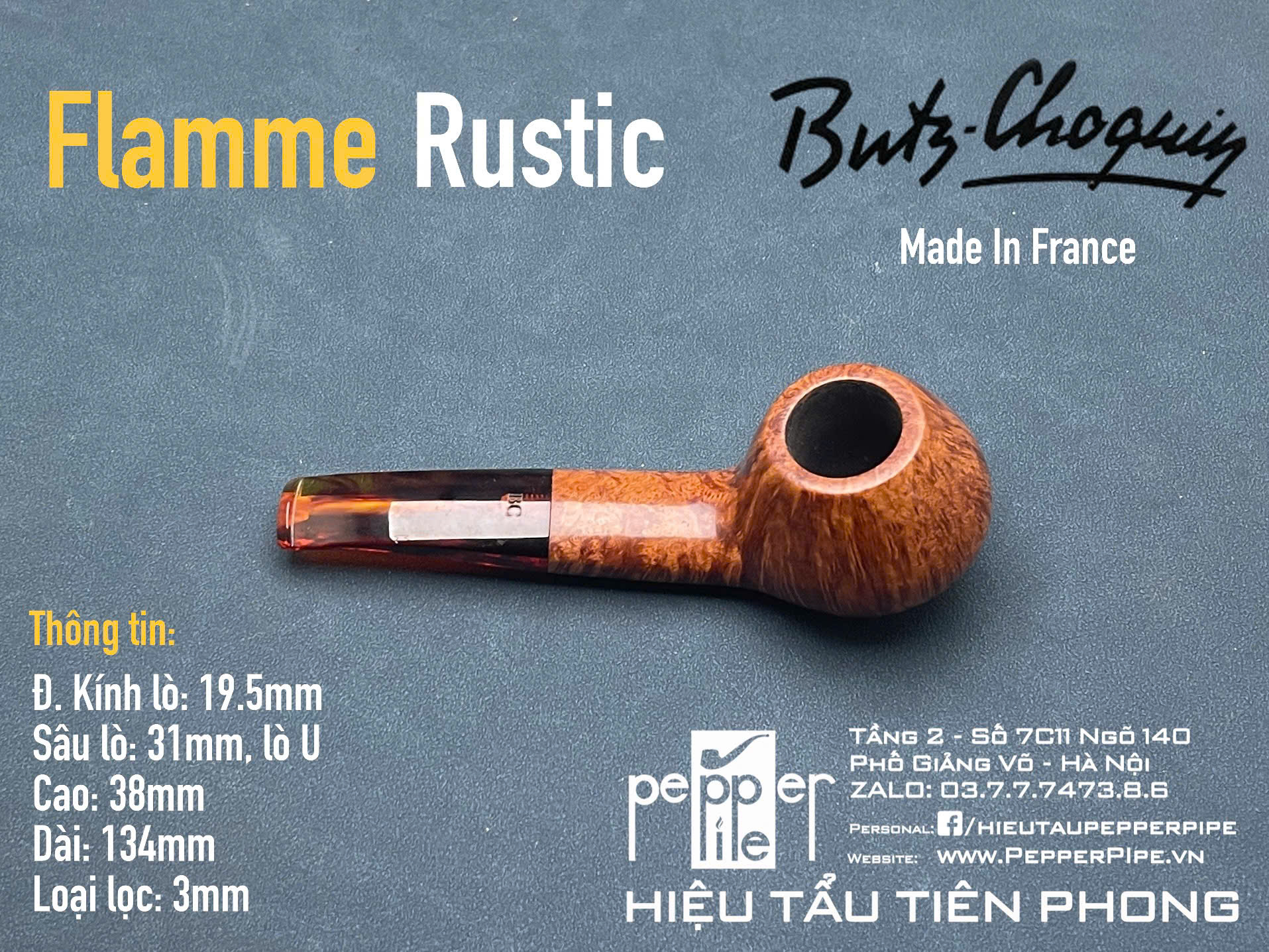 Butz Choquin Flamme Rustic