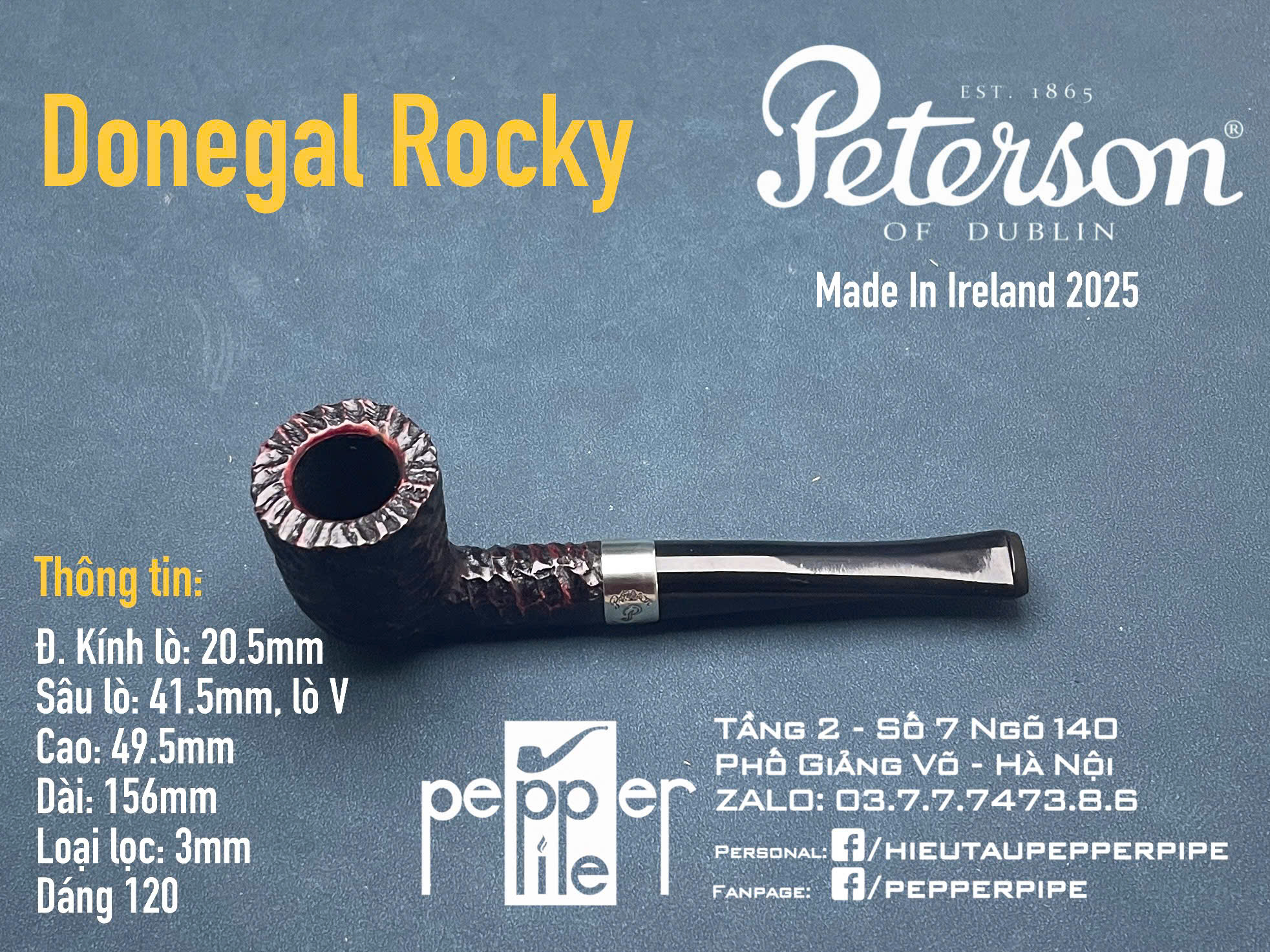 Peterson Donegal Rocky Shape 120