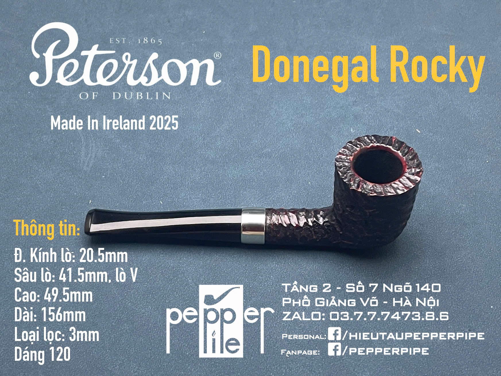 Peterson Donegal Rocky Shape 120