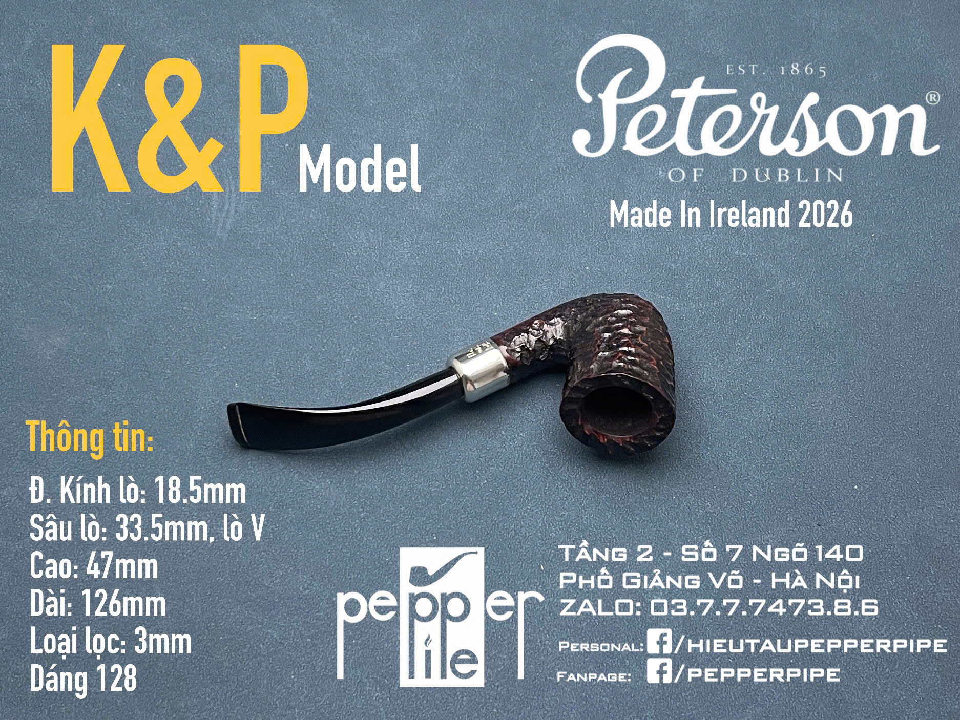 Peterson K&P Shape 128