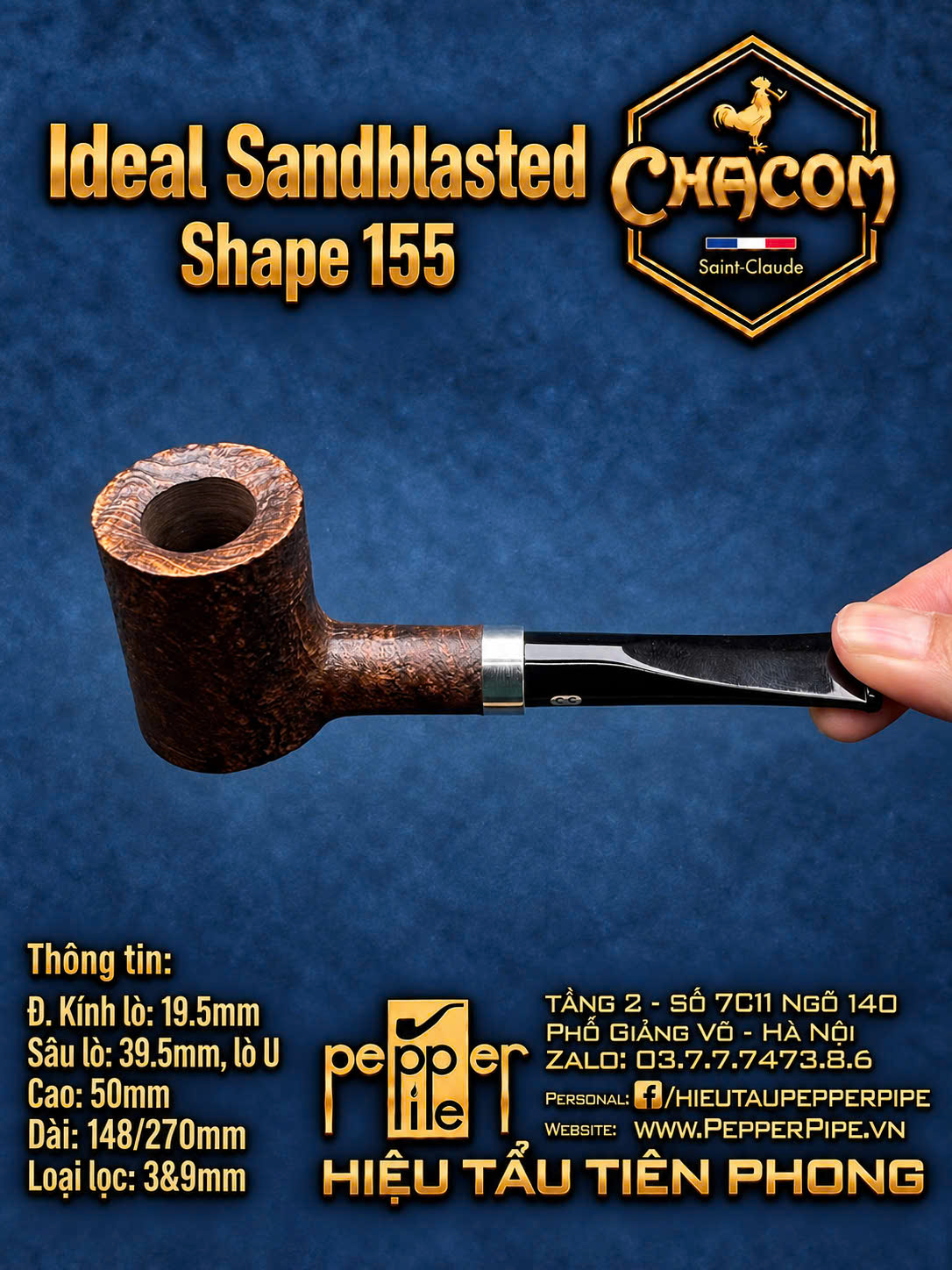 Chacom Ideal Sandblasted Shape 155
